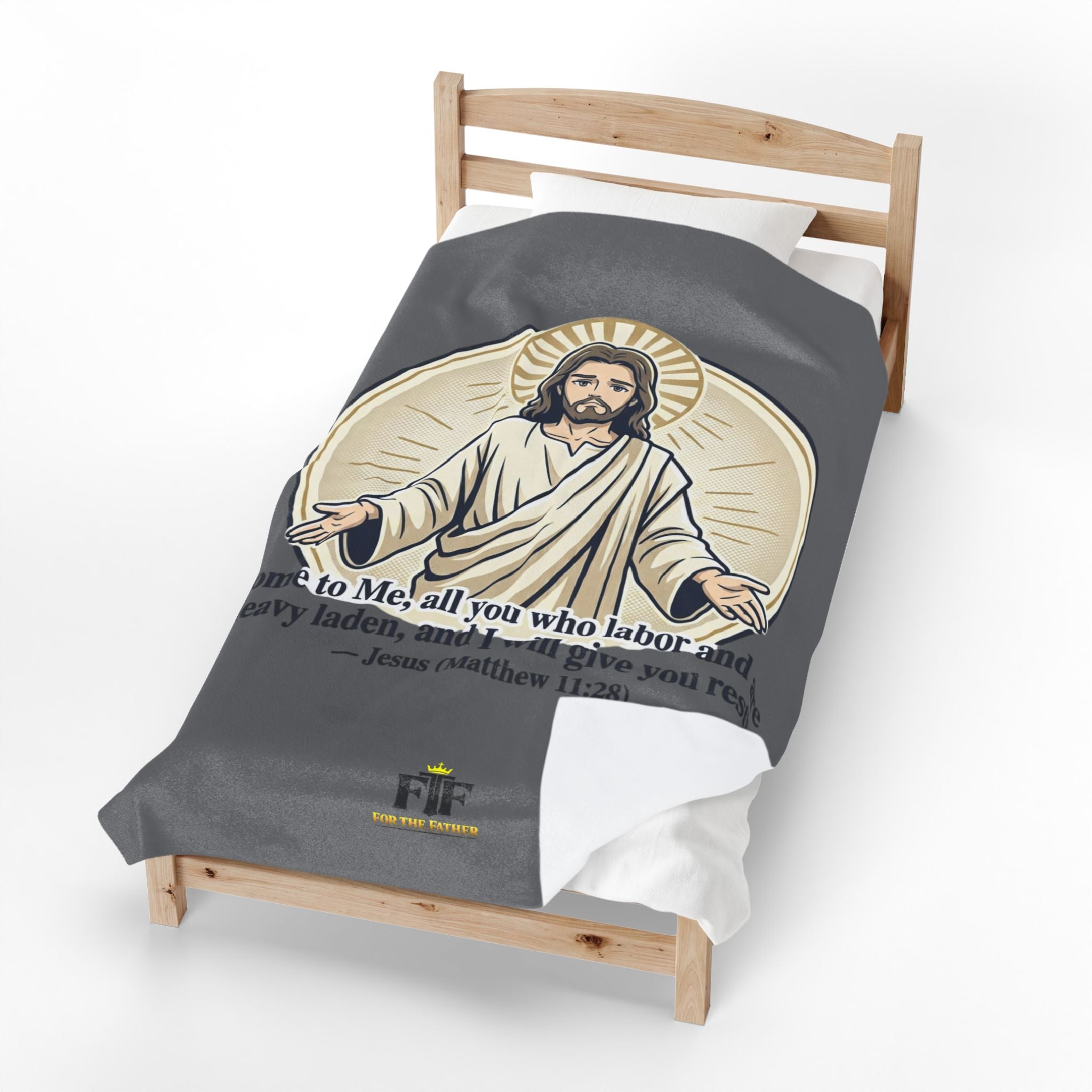 FTF - "Come to Me" Matthew 11:28 JH - Throw Blanket