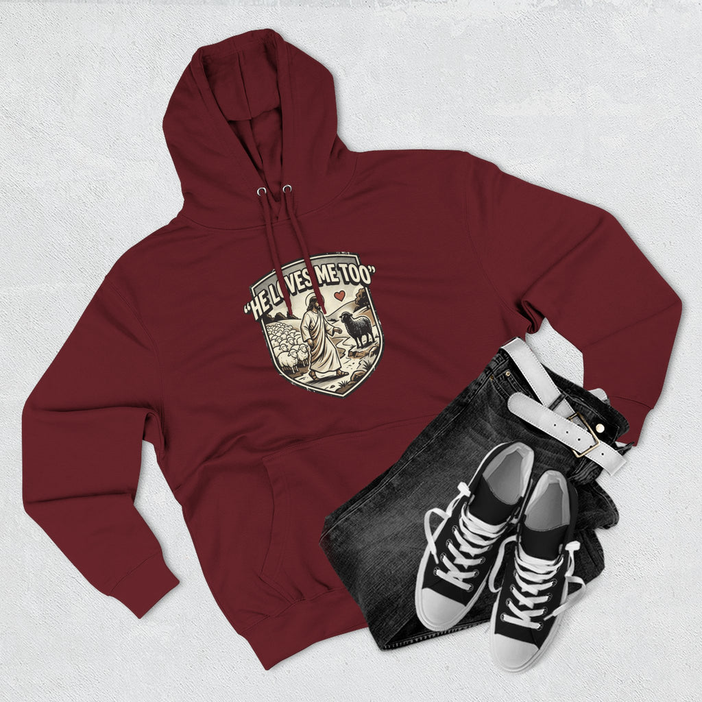 'He Loves Me Too' - Lonely Sheep Hoodie