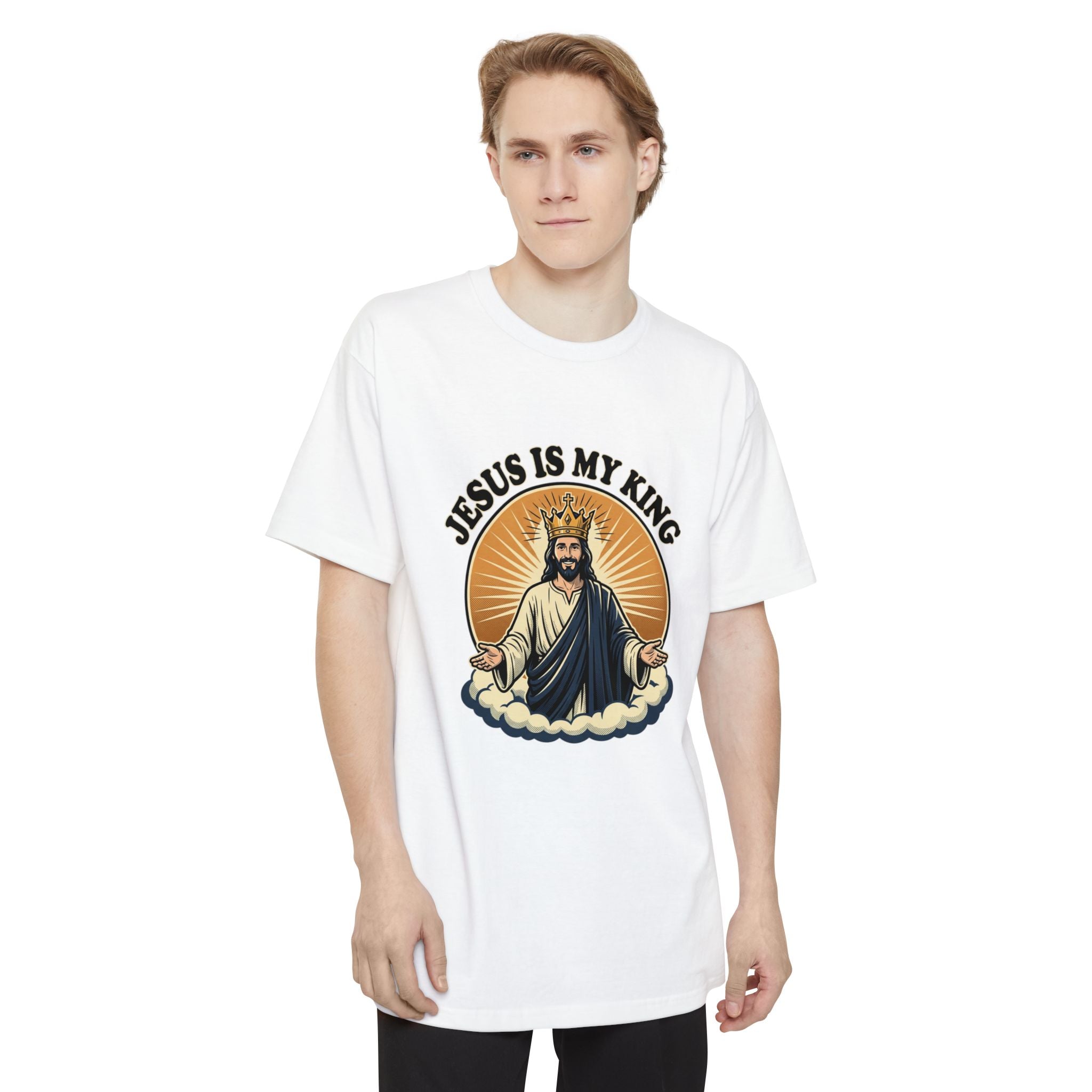 Jesus Is My King T-Shirt (Big & Tall) 100% Cotton