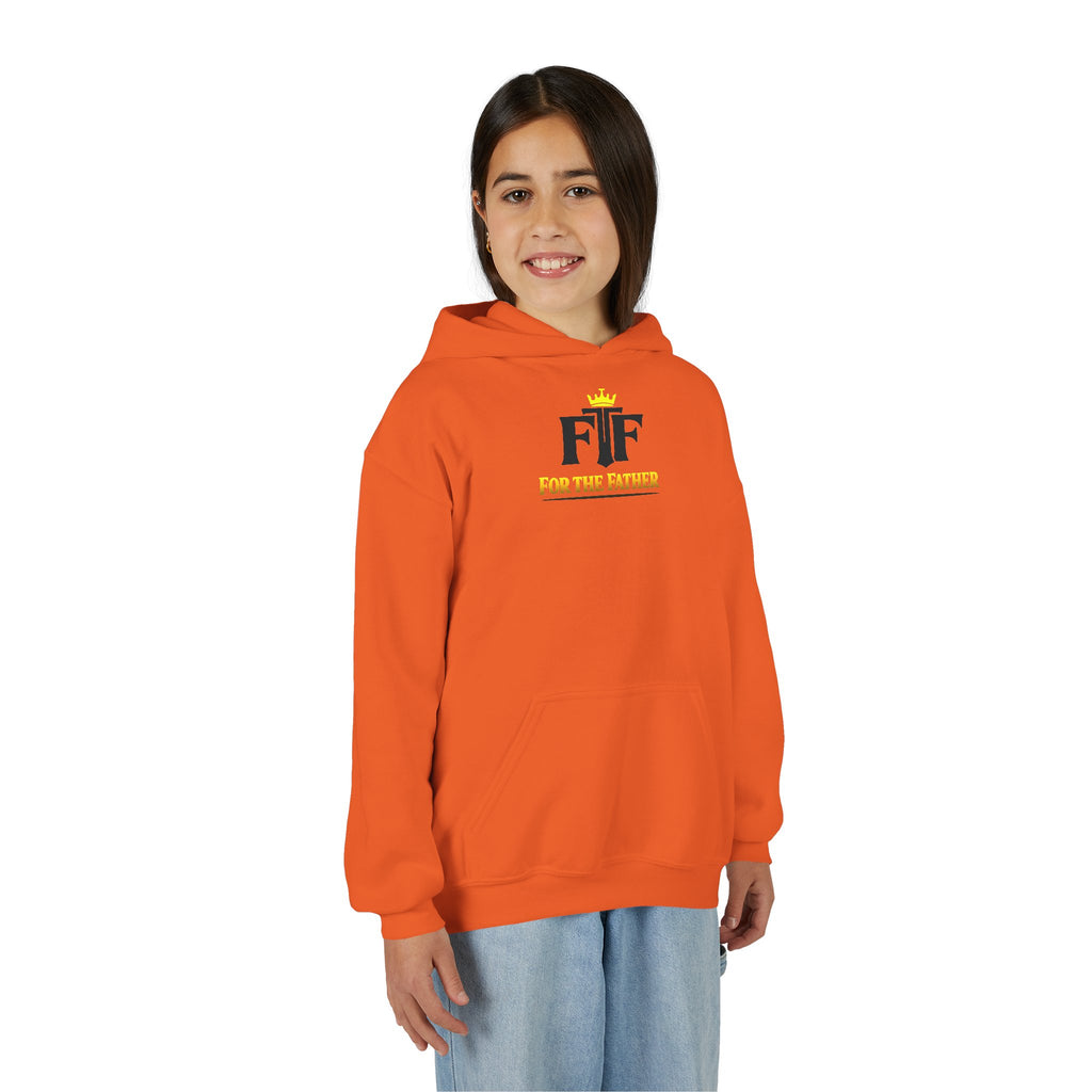 FTF - 'Jesus Is My Hero' Christian Faith Pullover (For The Fathers Logo)