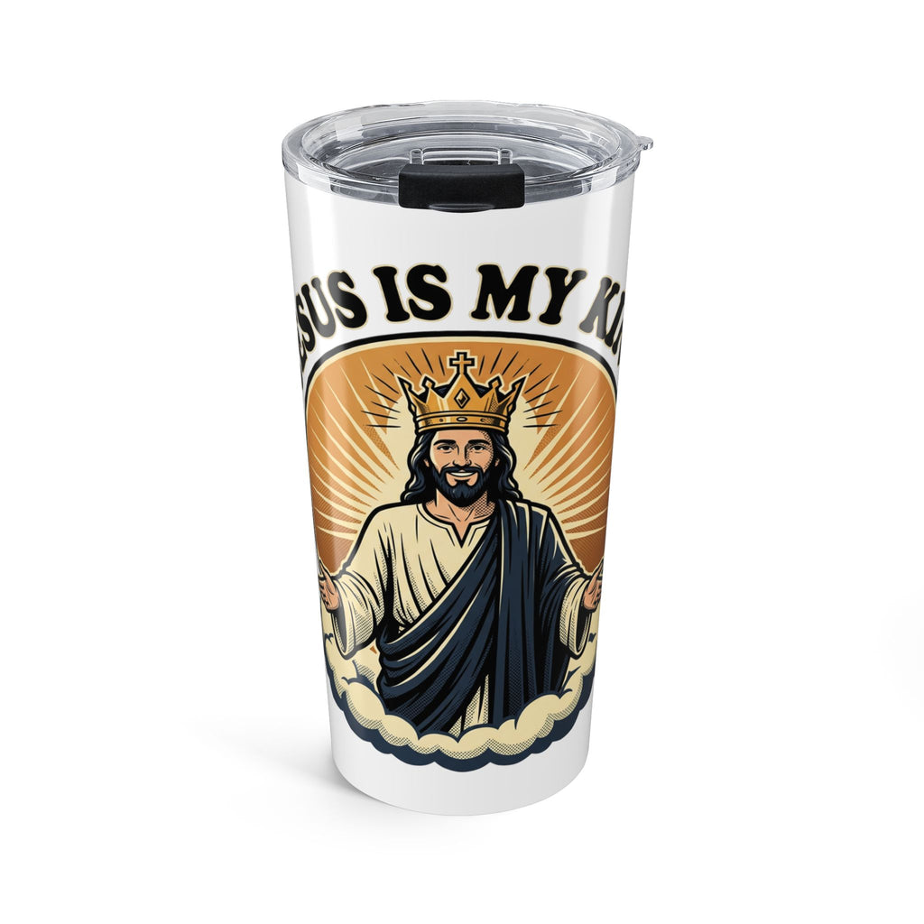 "Jesus Is My King" Insulated 20 Oz Tumbler Travel Cup