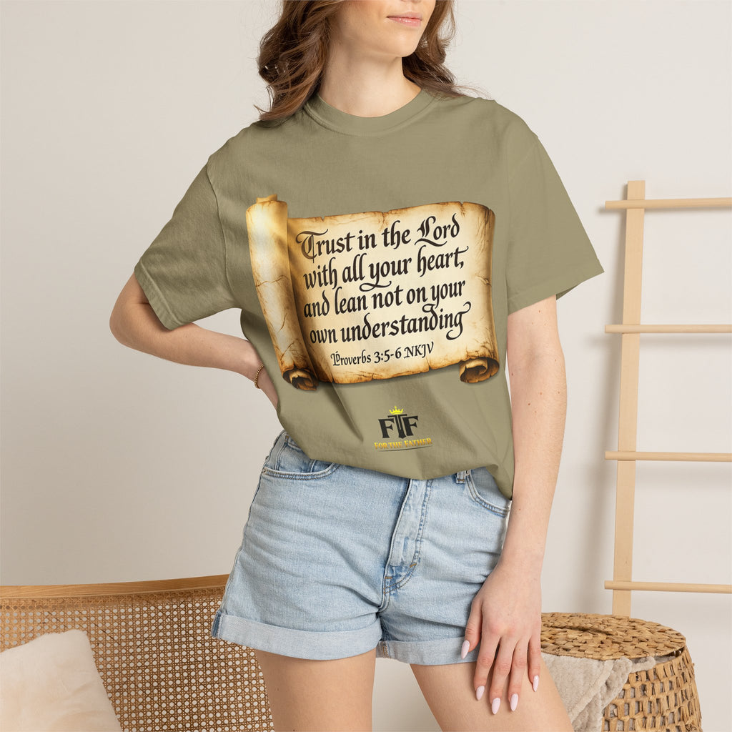 FTF - "Trust In The Lord" Proverbs 3:5 Scroll  - T-shirt