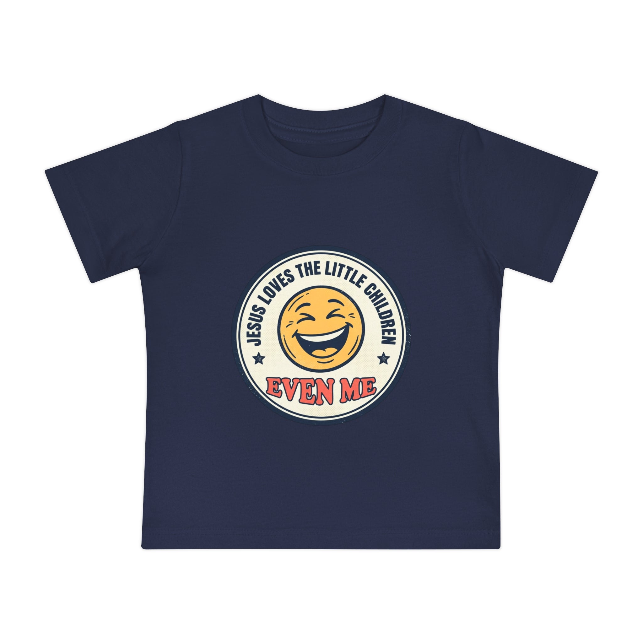 Baby T-Shirt - "Jesus Loves the Little Children Even Me" Smile Graphic