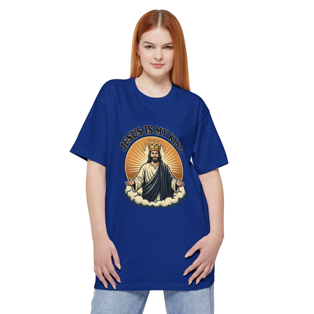 Jesus Is My King T-Shirt (Big & Tall) 100% Cotton