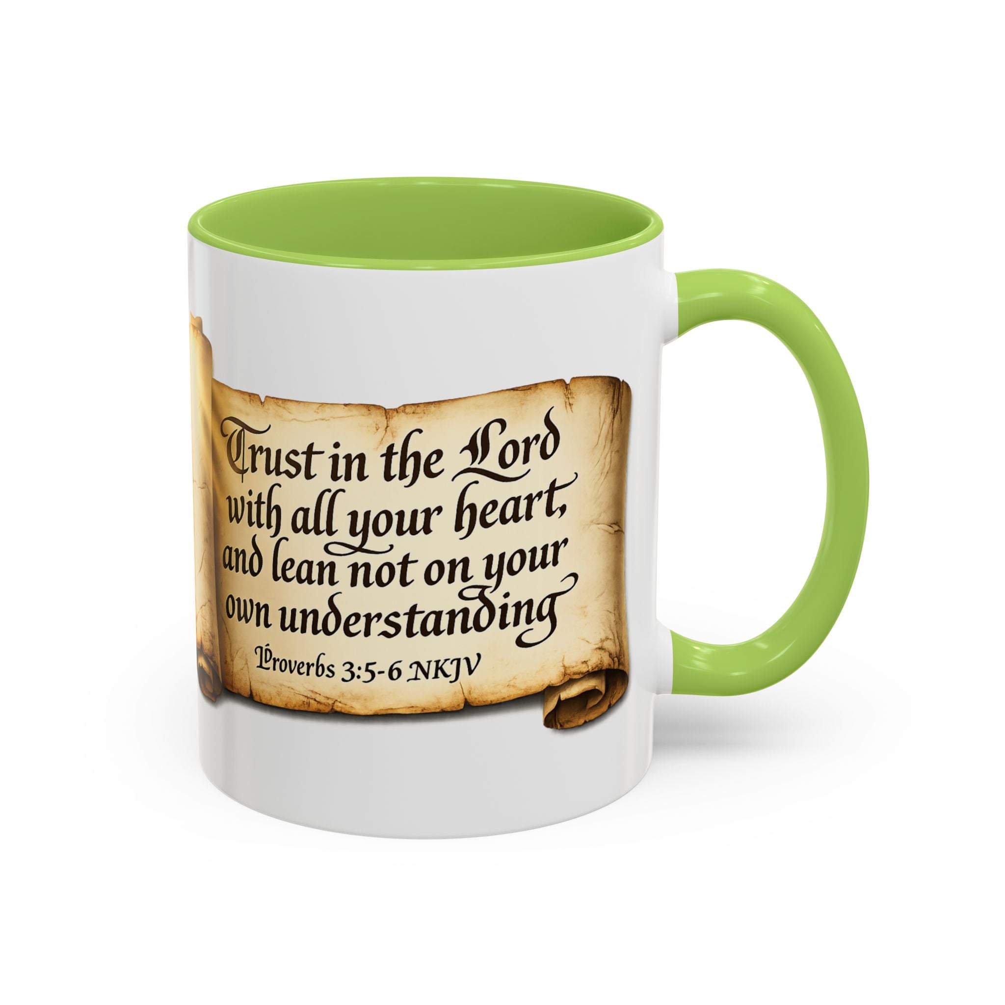 FTF - "Trust In The Lord" Proverbs 3:5 Scroll - Coffee Mug