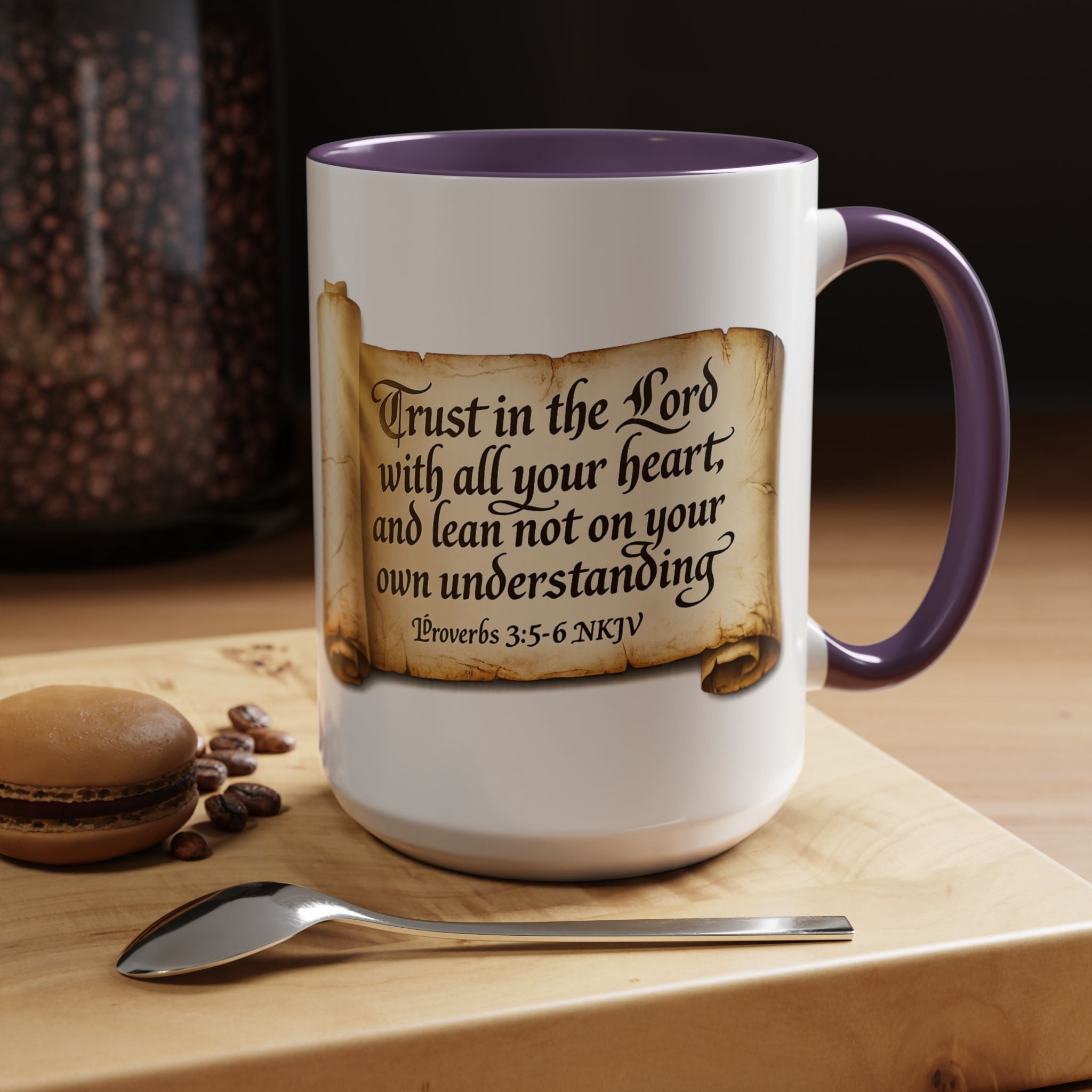 FTF - "Trust In The Lord" Proverbs 3:5 Scroll - Coffee Mug