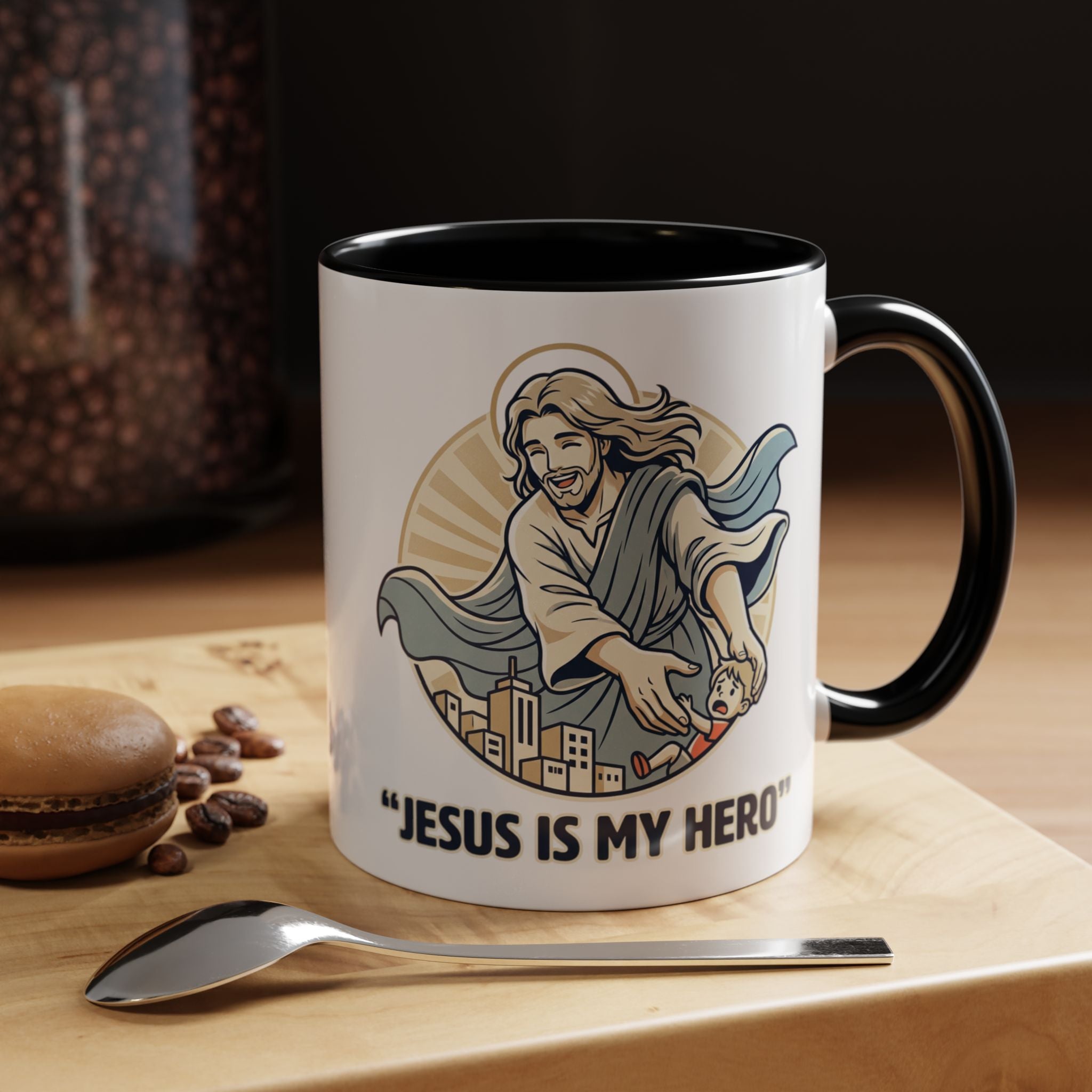 FTF - "Jesus is my Hero" FL - Coffee Mug (11, 15oz)
