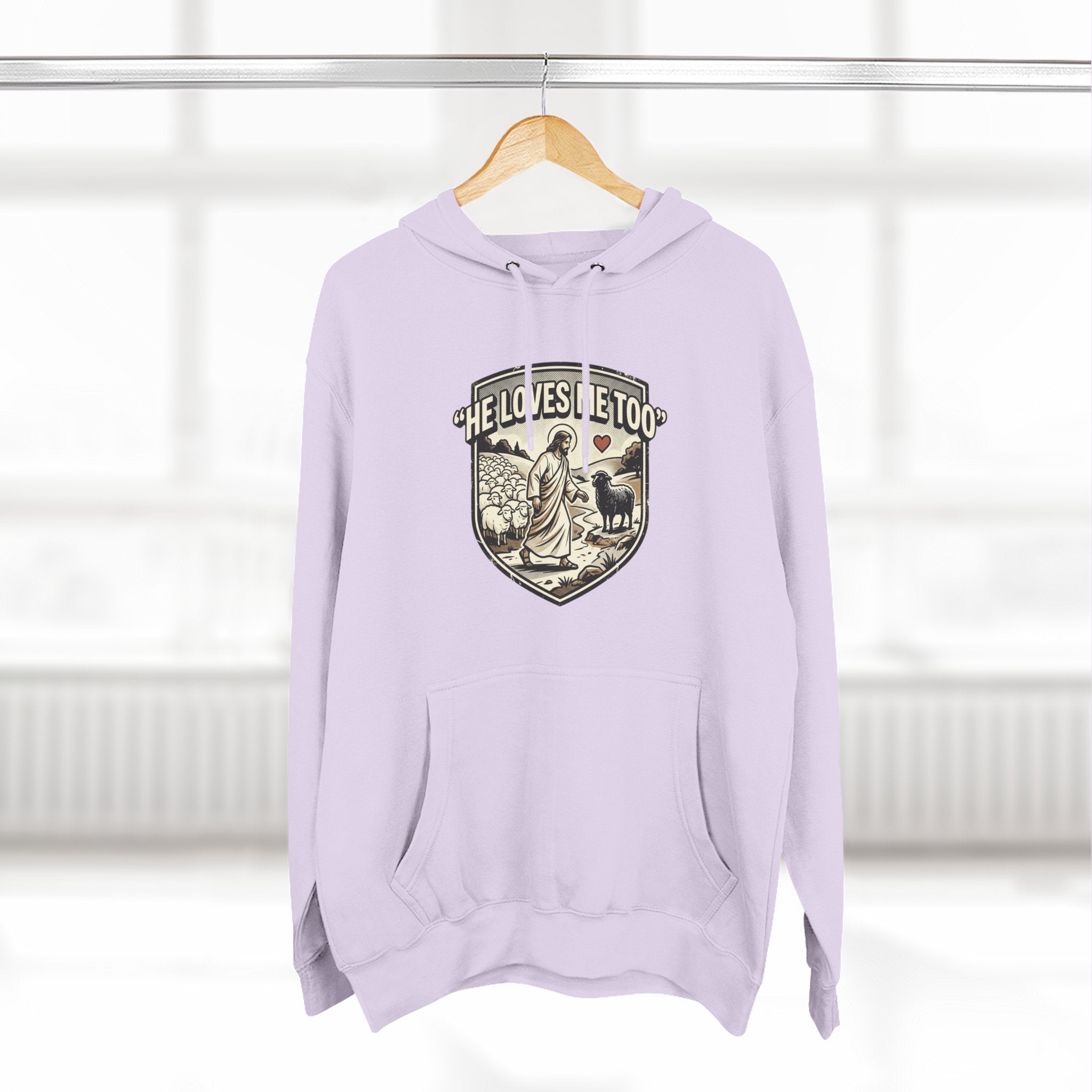 'He Loves Me Too' - Lonely Sheep Hoodie