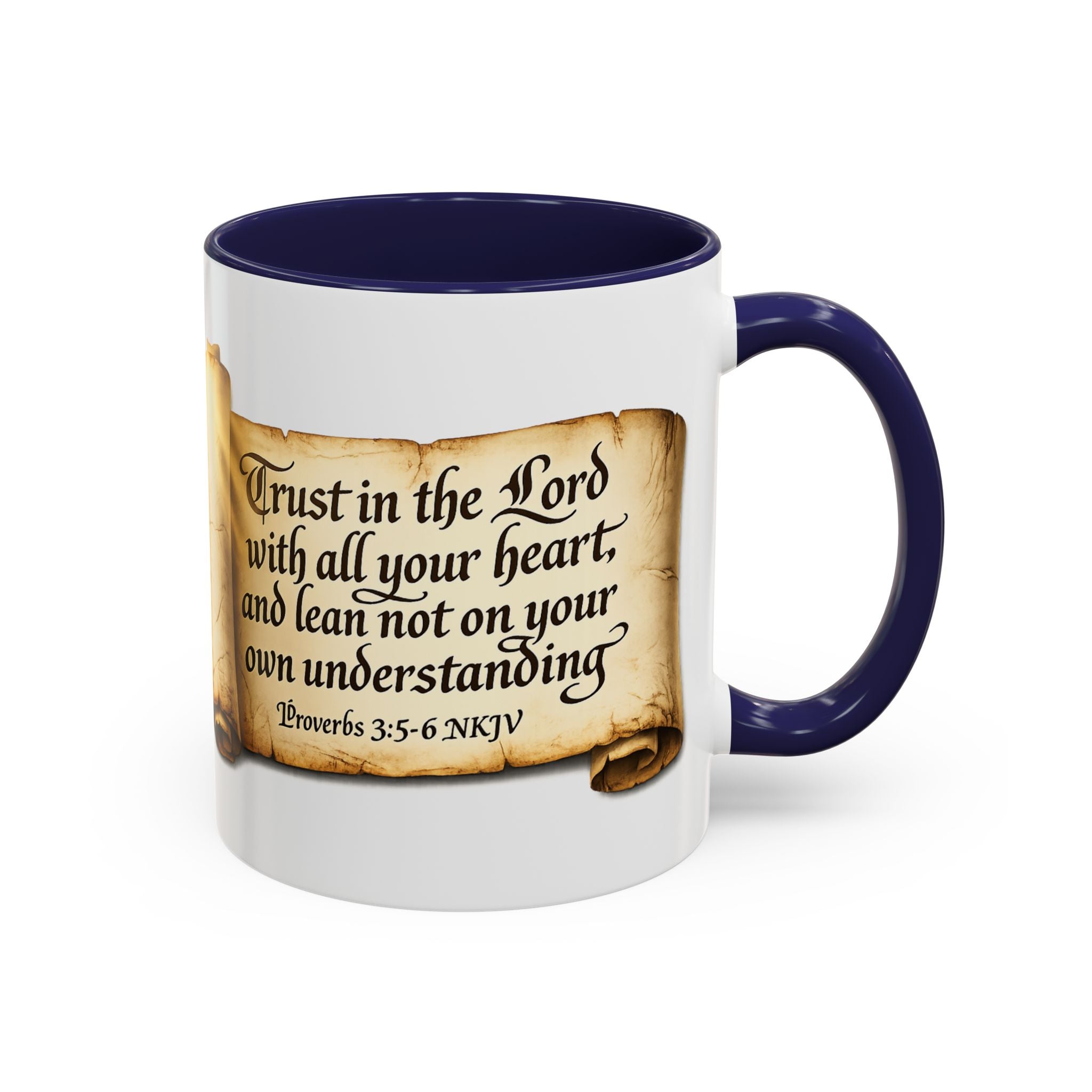 FTF - "Trust In The Lord" Proverbs 3:5 Scroll - Coffee Mug