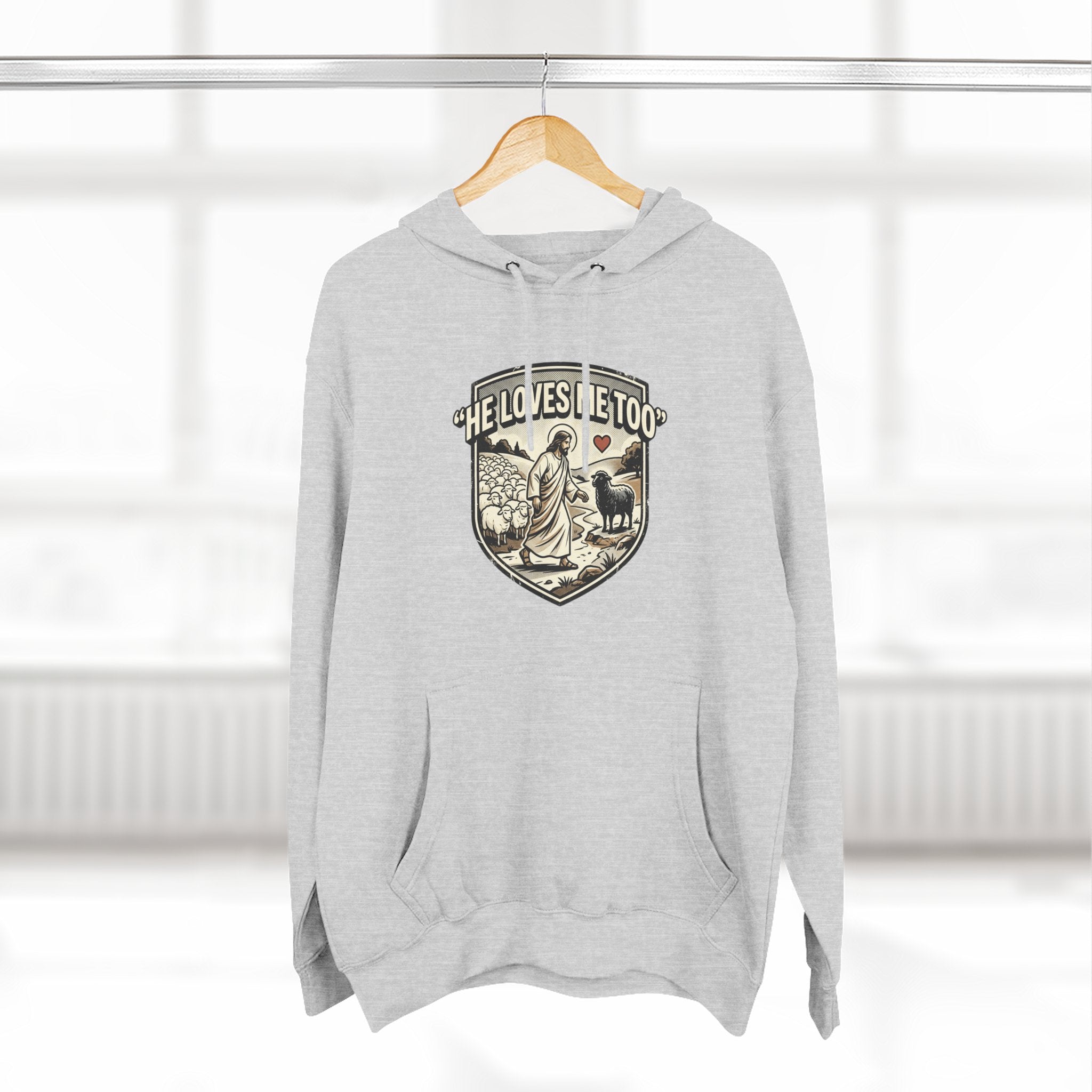 'He Loves Me Too' - Lonely Sheep Hoodie