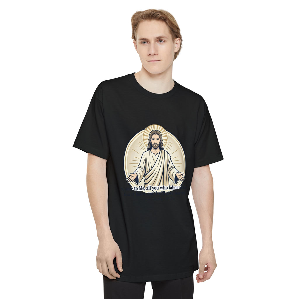 Jesus – Matthew 11:28 (Big & Tall) Christian Faith Tee