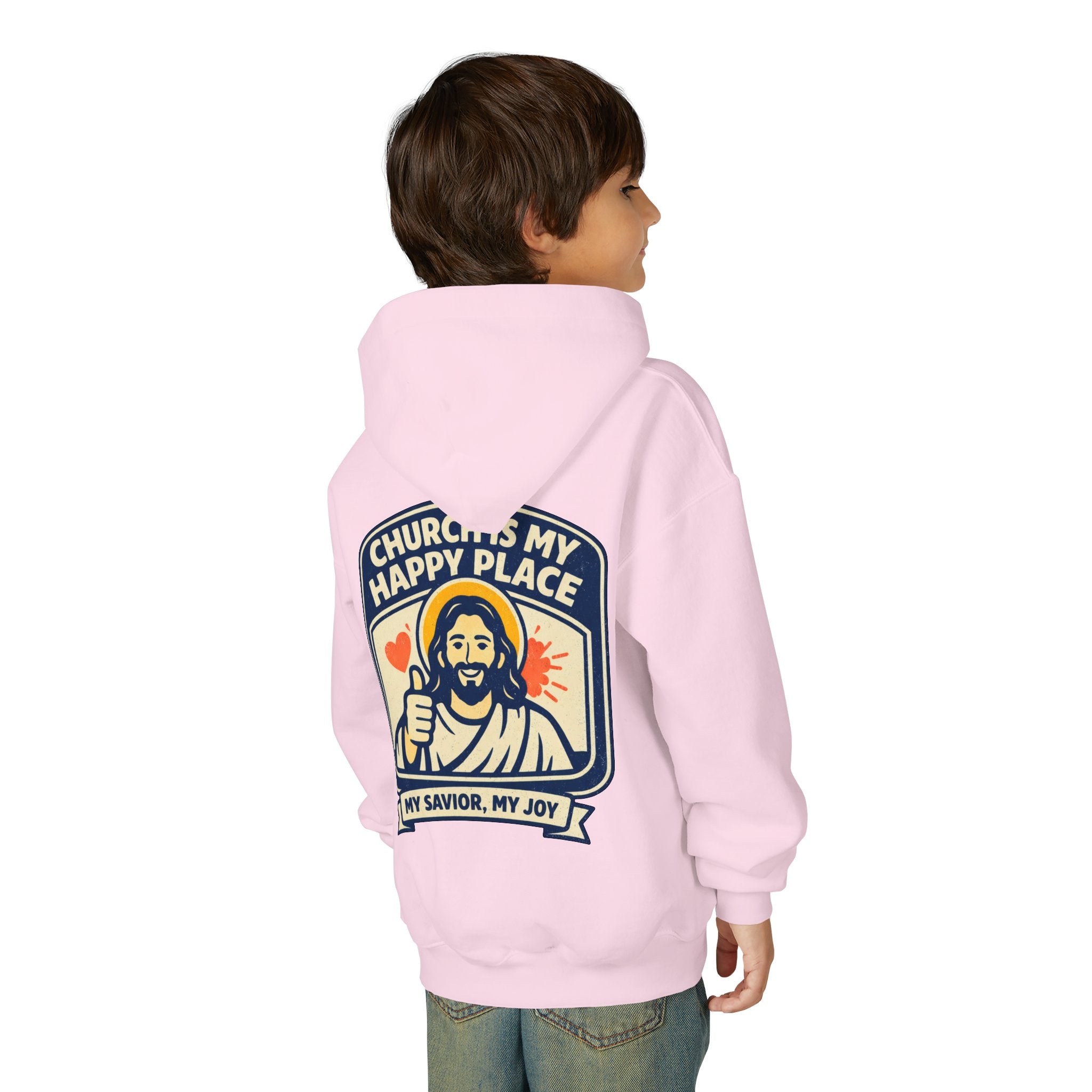 FTF - "Church Is My Happy Place" HTU - Youth Hoodie