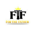 For The Father (FTF) Kiss-Cut Sticker — Christian Crown Logo Sticker for Laptops, Bibles & Gifts