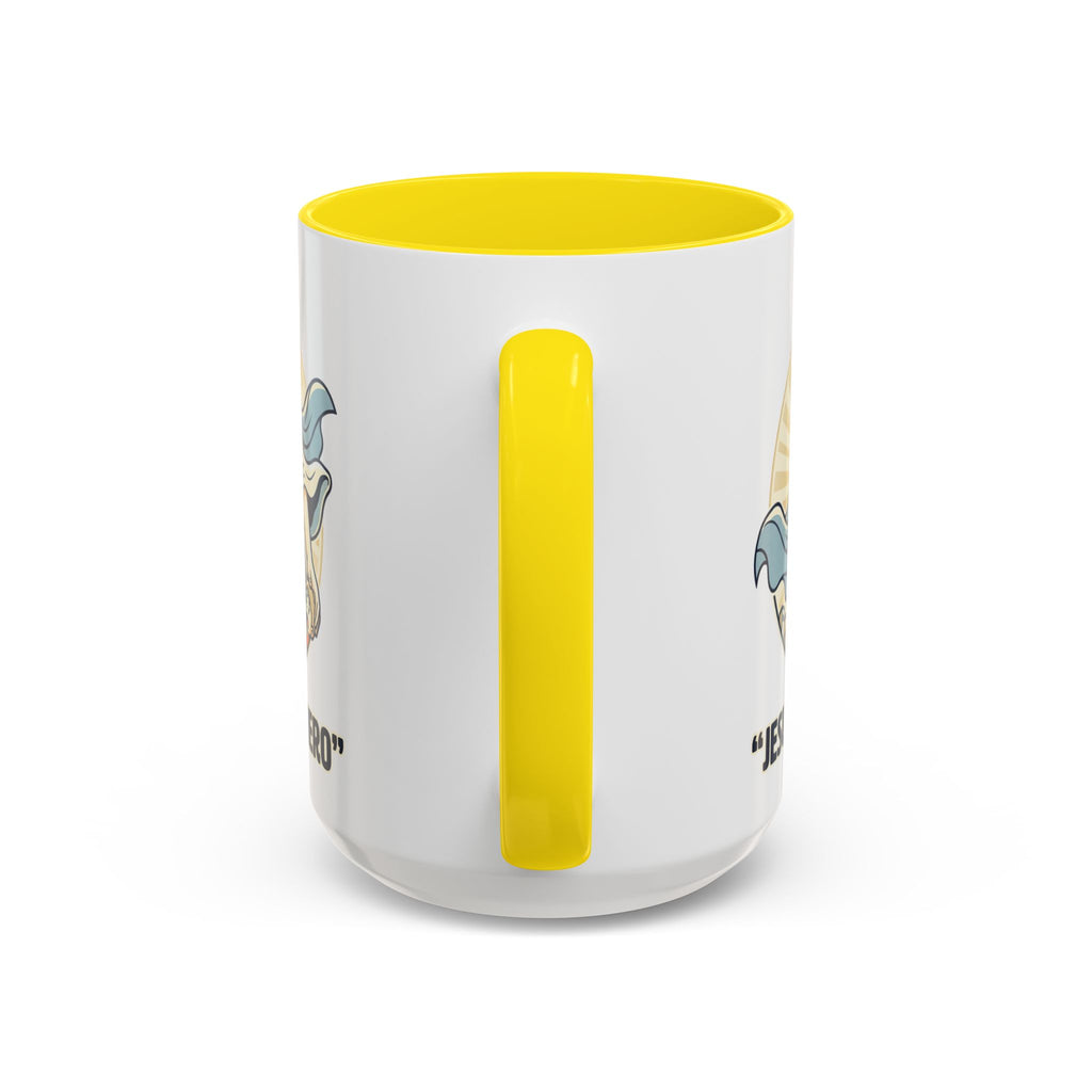 Jesus is my Hero - Accent Coffee Mug (11, 15oz)