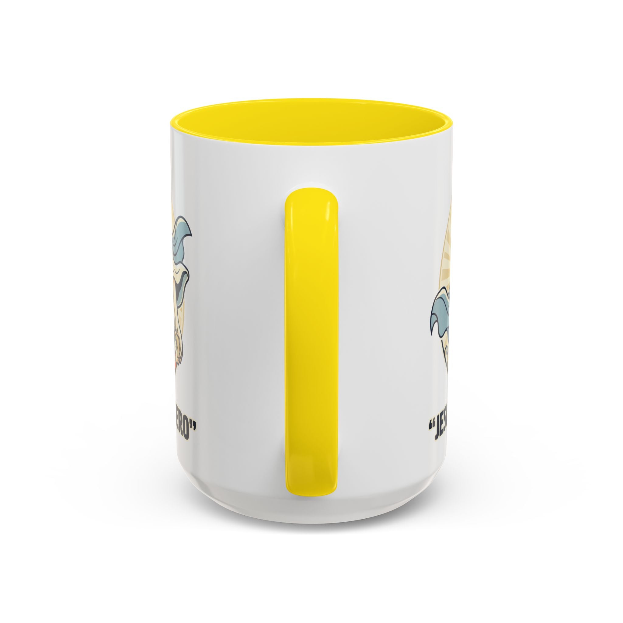Jesus is my Hero - Accent Coffee Mug (11, 15oz)