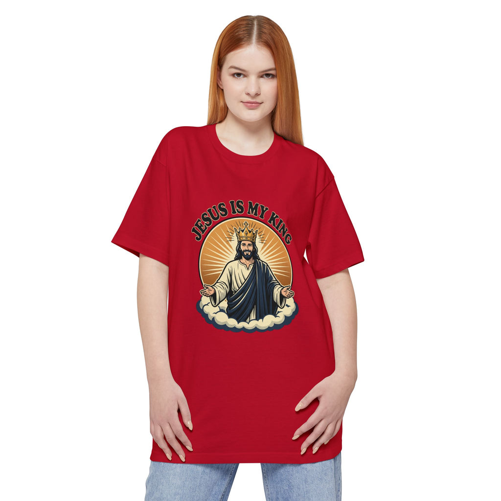 Jesus Is My King T-Shirt (Big & Tall) 100% Cotton