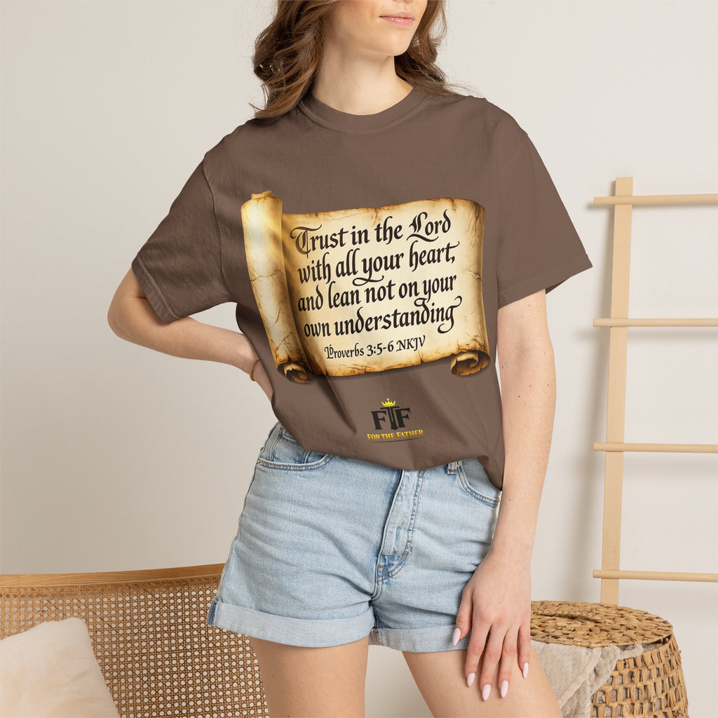 FTF - "Trust In The Lord" Proverbs 3:5 Scroll  - T-shirt