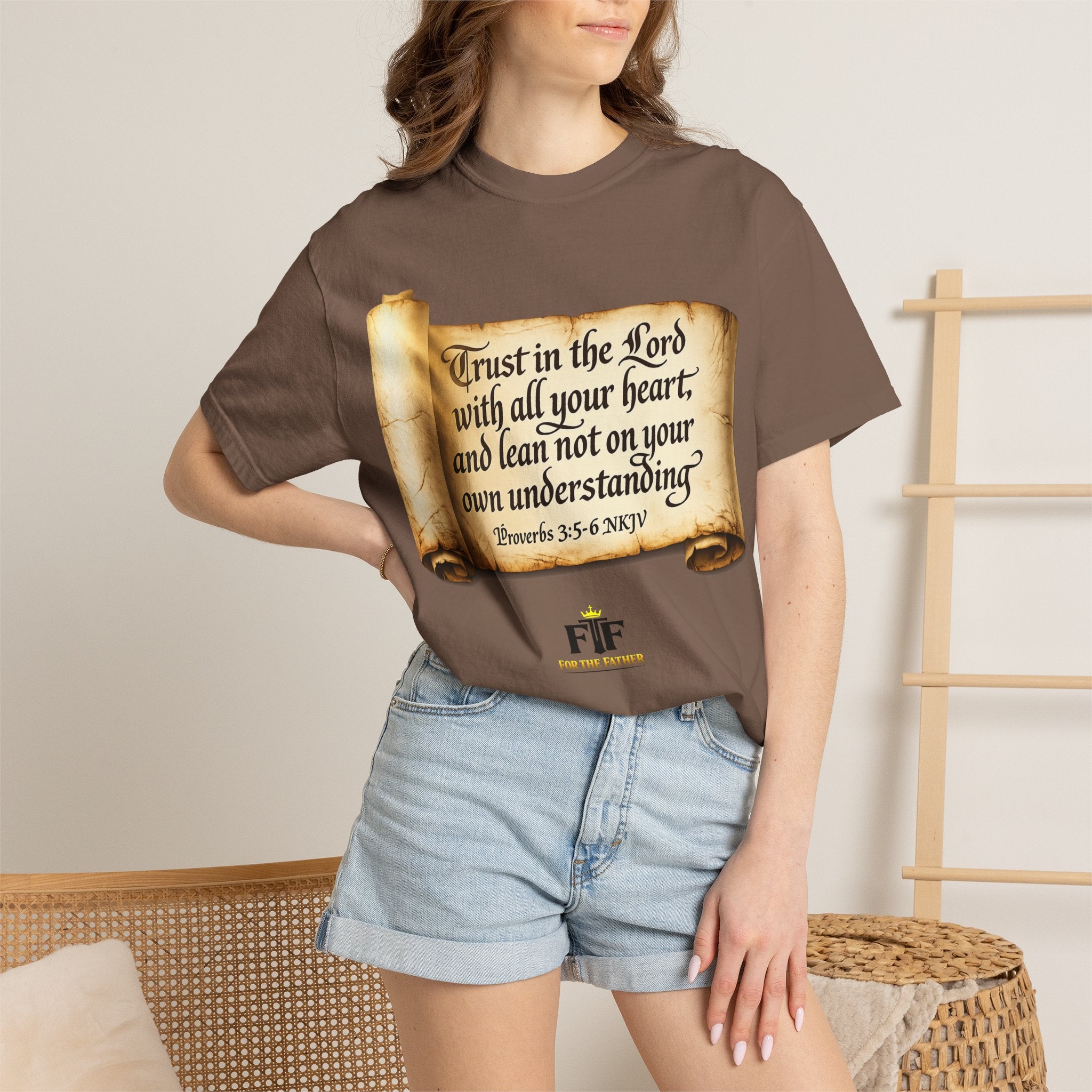FTF - "Trust In The Lord" Proverbs 3:5 Scroll  - T-shirt