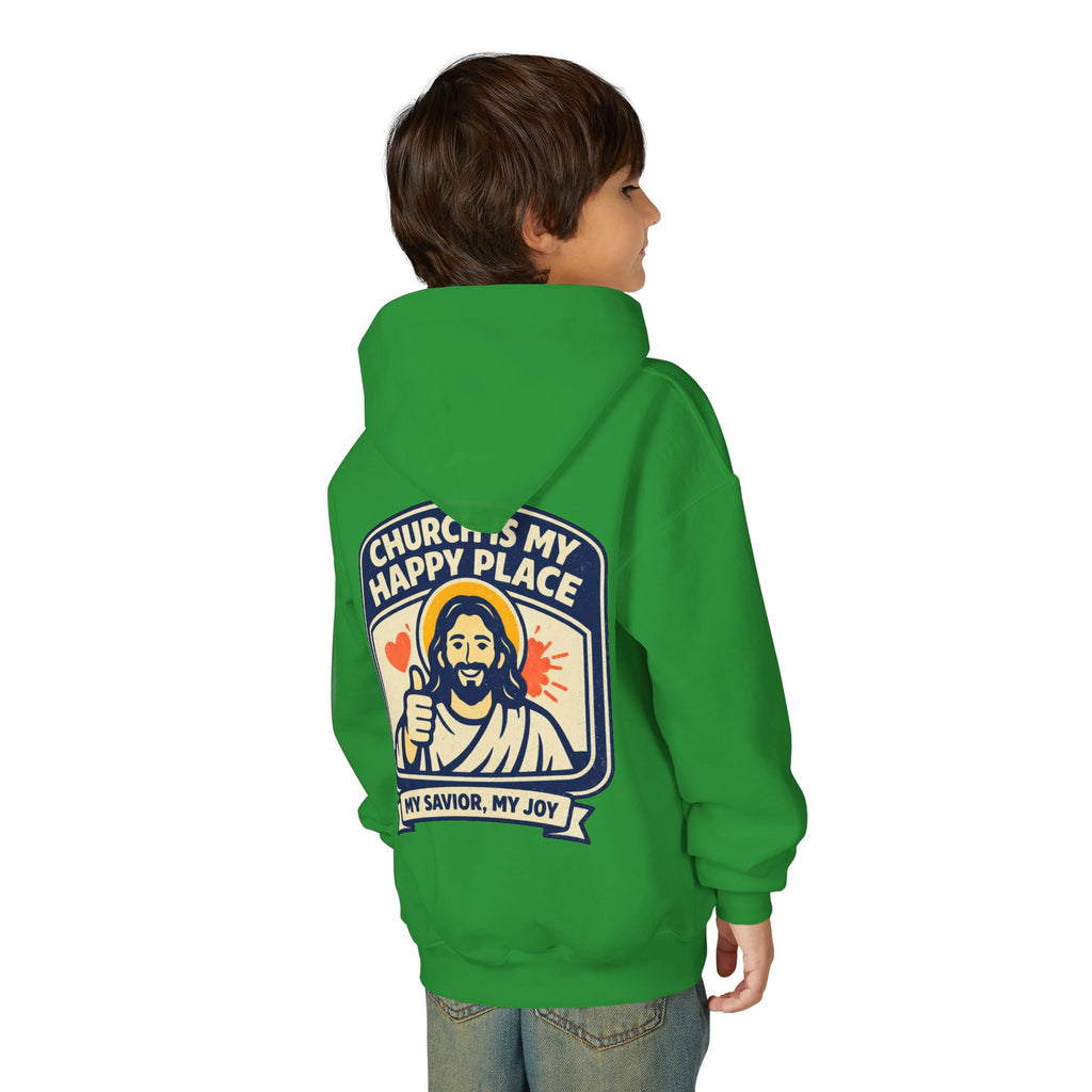 FTF - "Church Is My Happy Place" HTU - Youth Hoodie