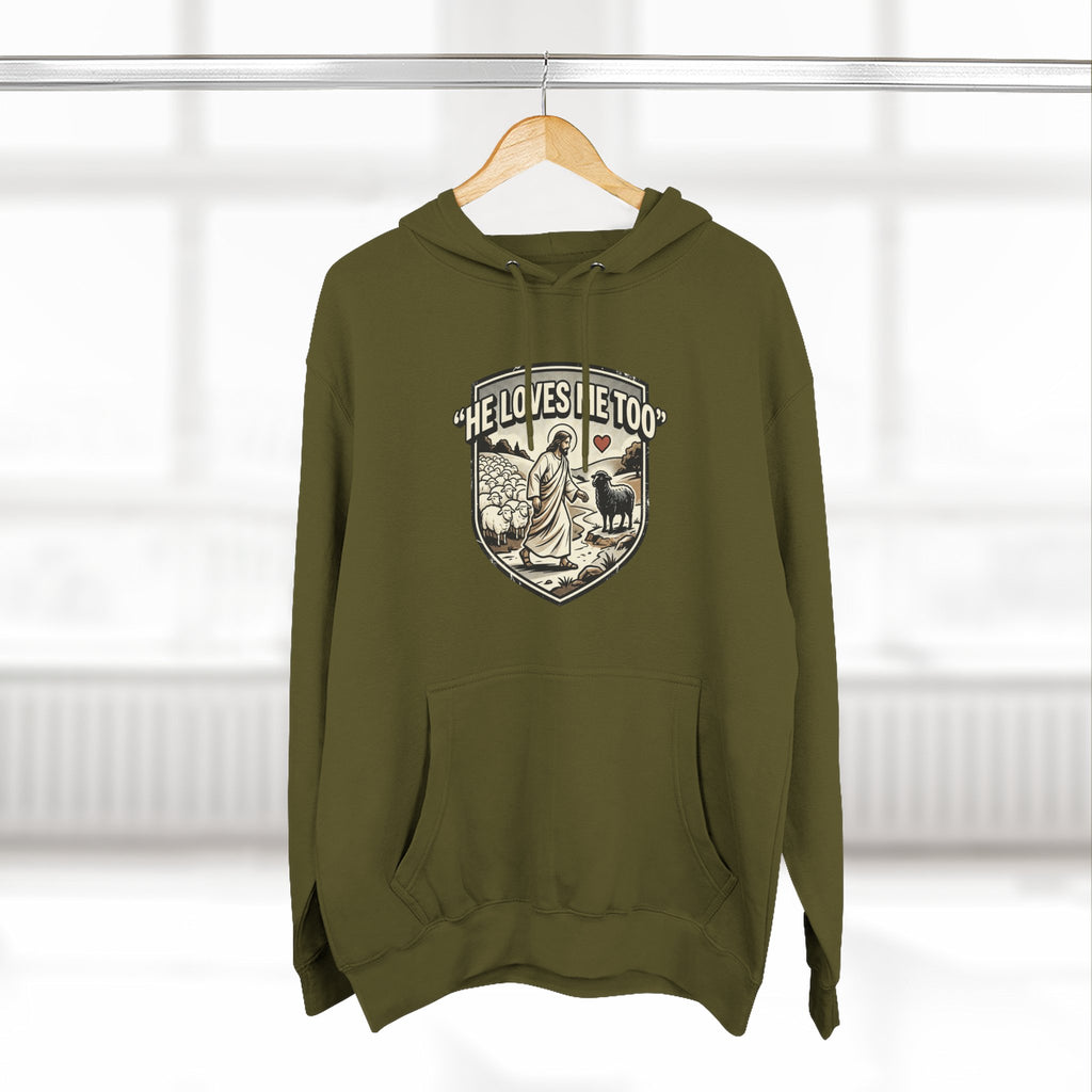 'He Loves Me Too' - Lonely Sheep Hoodie
