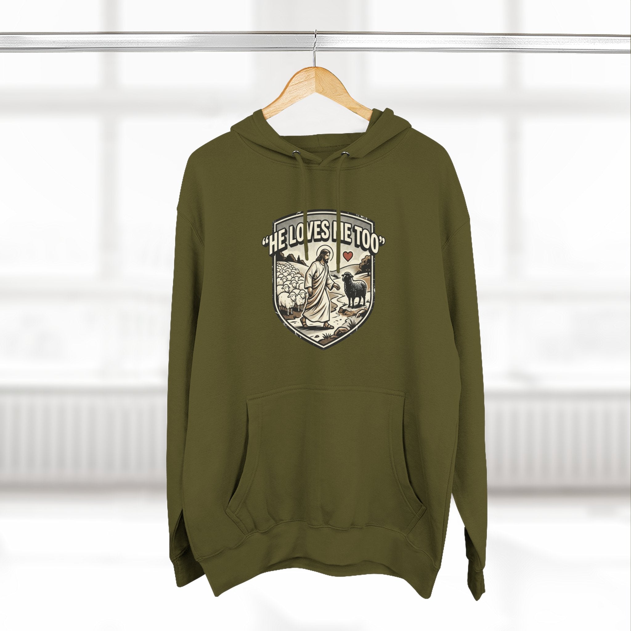 'He Loves Me Too' - Lonely Sheep Hoodie
