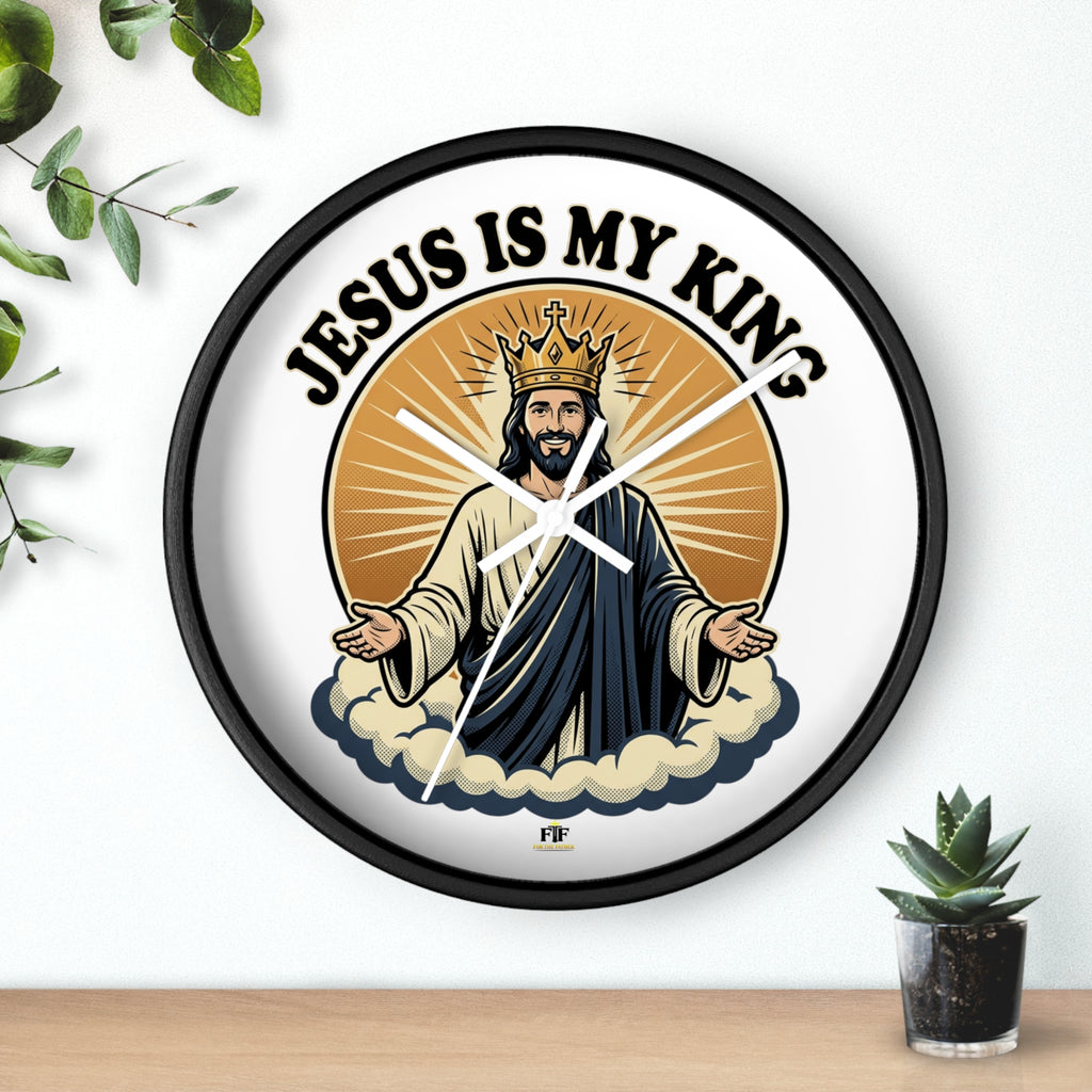 FTF - Jesus Is My King - Wall Clock