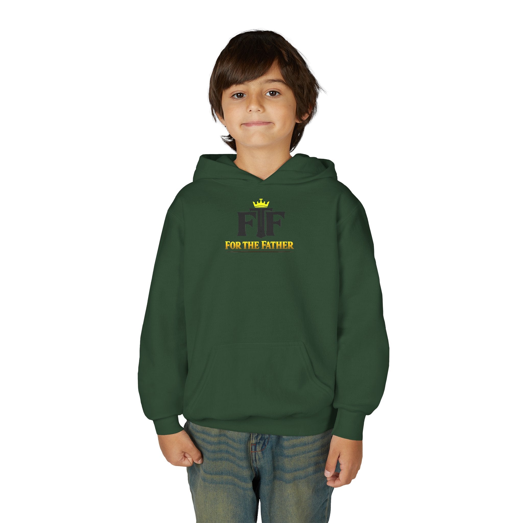 FTF - 'Jesus Is My Hero' Christian Faith Pullover (For The Fathers Logo)
