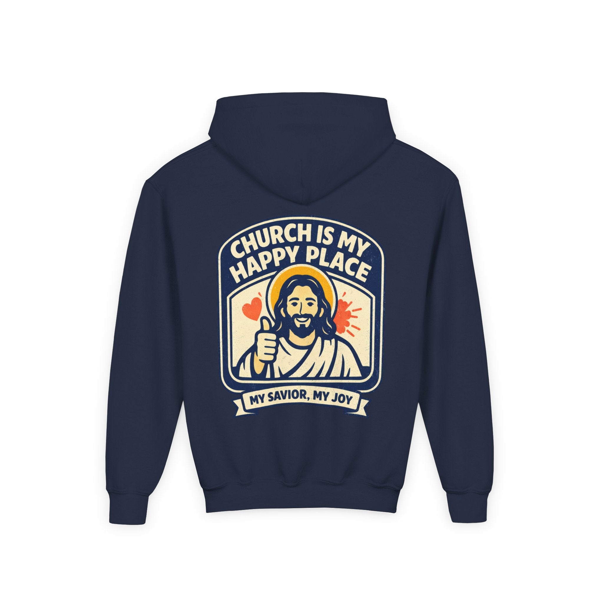 FTF - "Church Is My Happy Place" HTU - Youth Hoodie