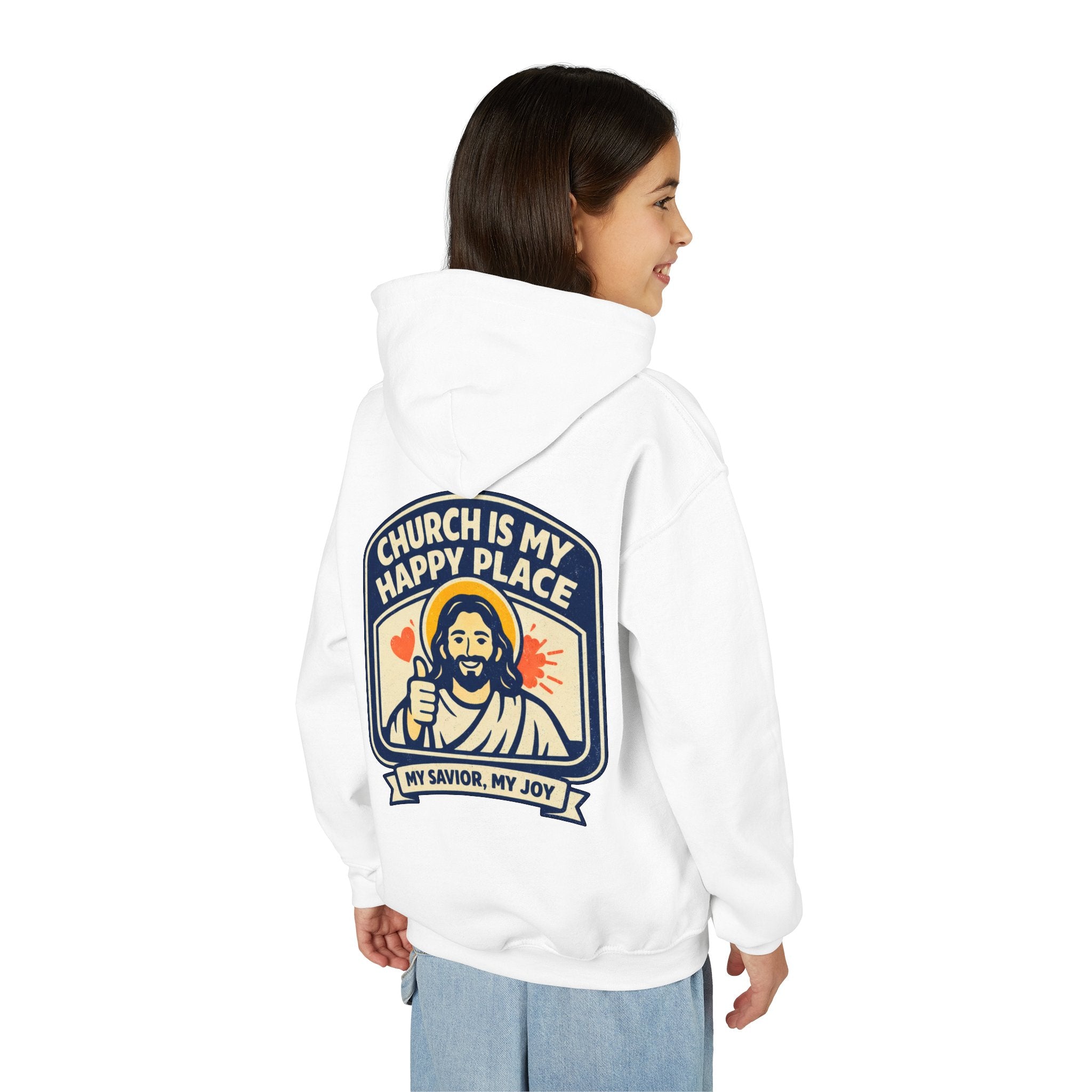 FTF - "Church Is My Happy Place" HTU - Youth Hoodie