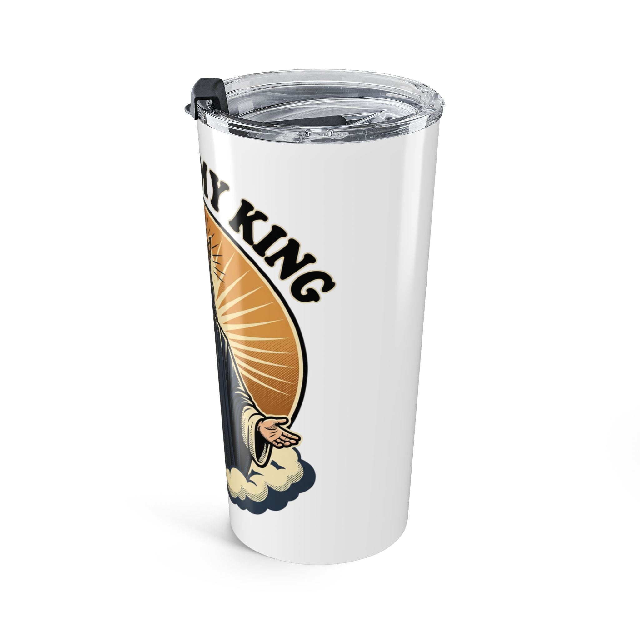 "Jesus Is My King" Insulated 20 Oz Tumbler Travel Cup