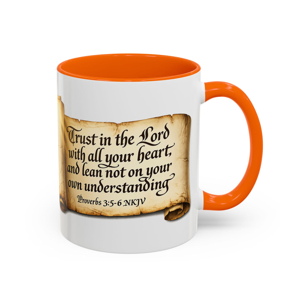 FTF - "Trust In The Lord" Proverbs 3:5 Scroll - Coffee Mug
