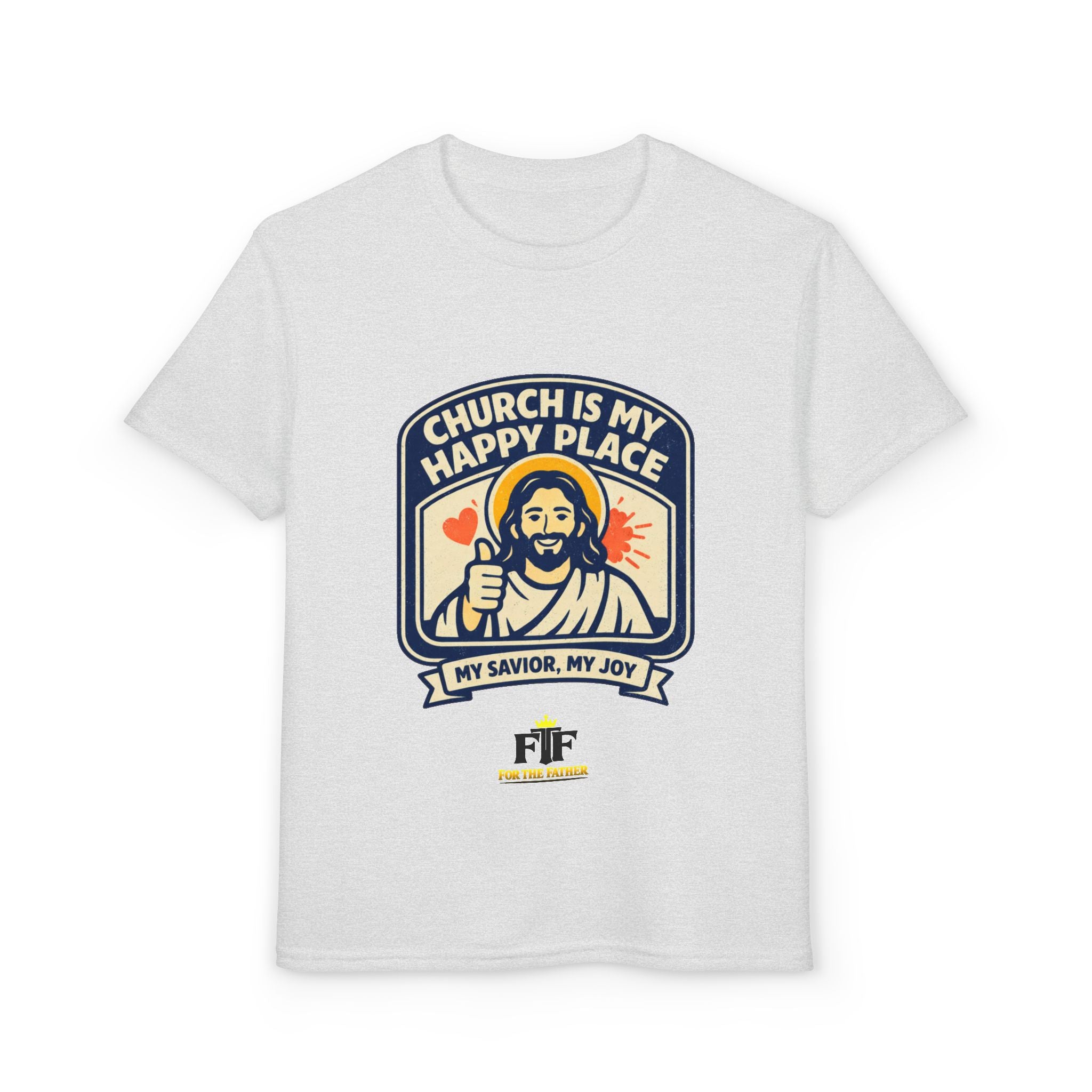 FTF - "Church Is My Happy Place" HTU - Youth T-Shirt