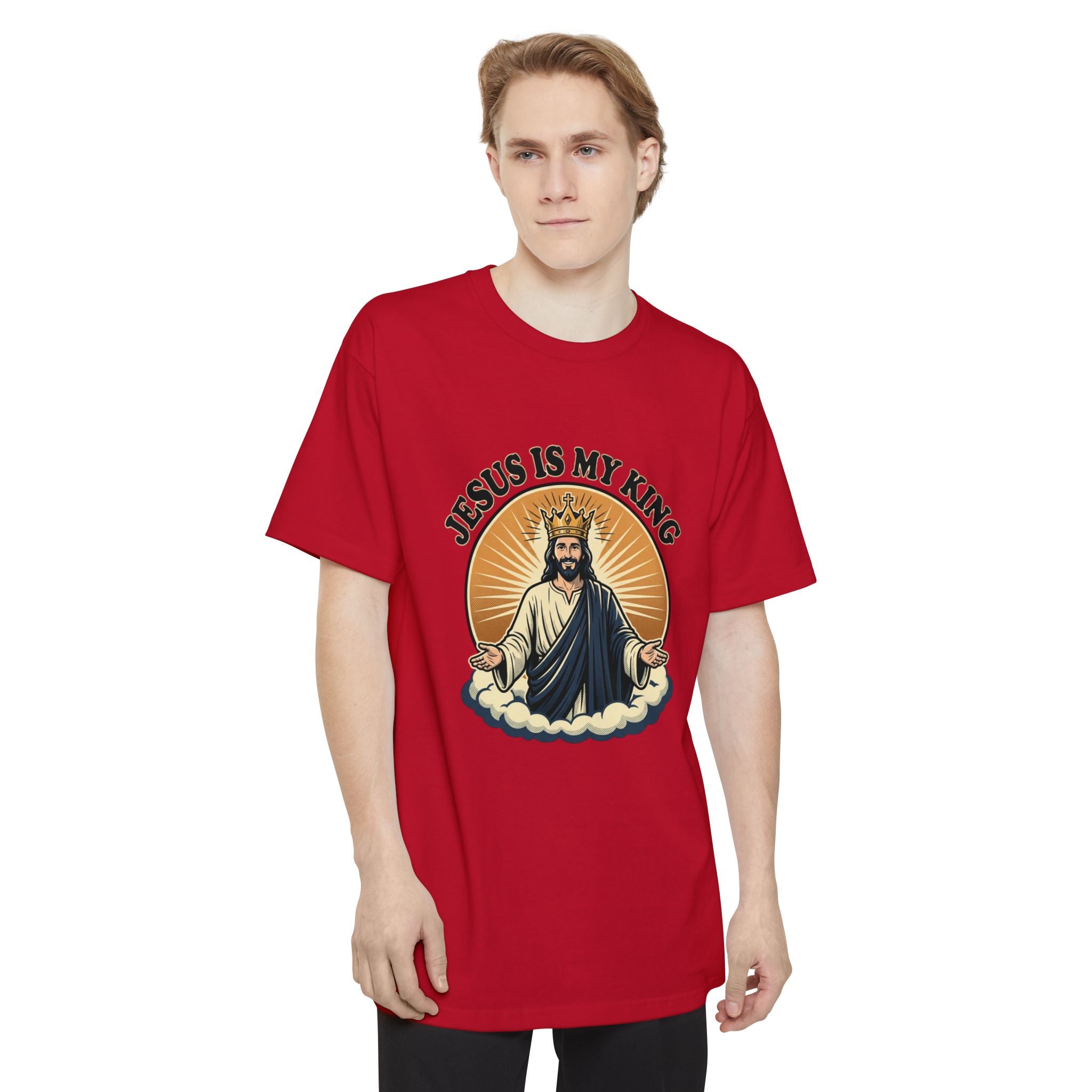 Jesus Is My King T-Shirt (Big & Tall) 100% Cotton