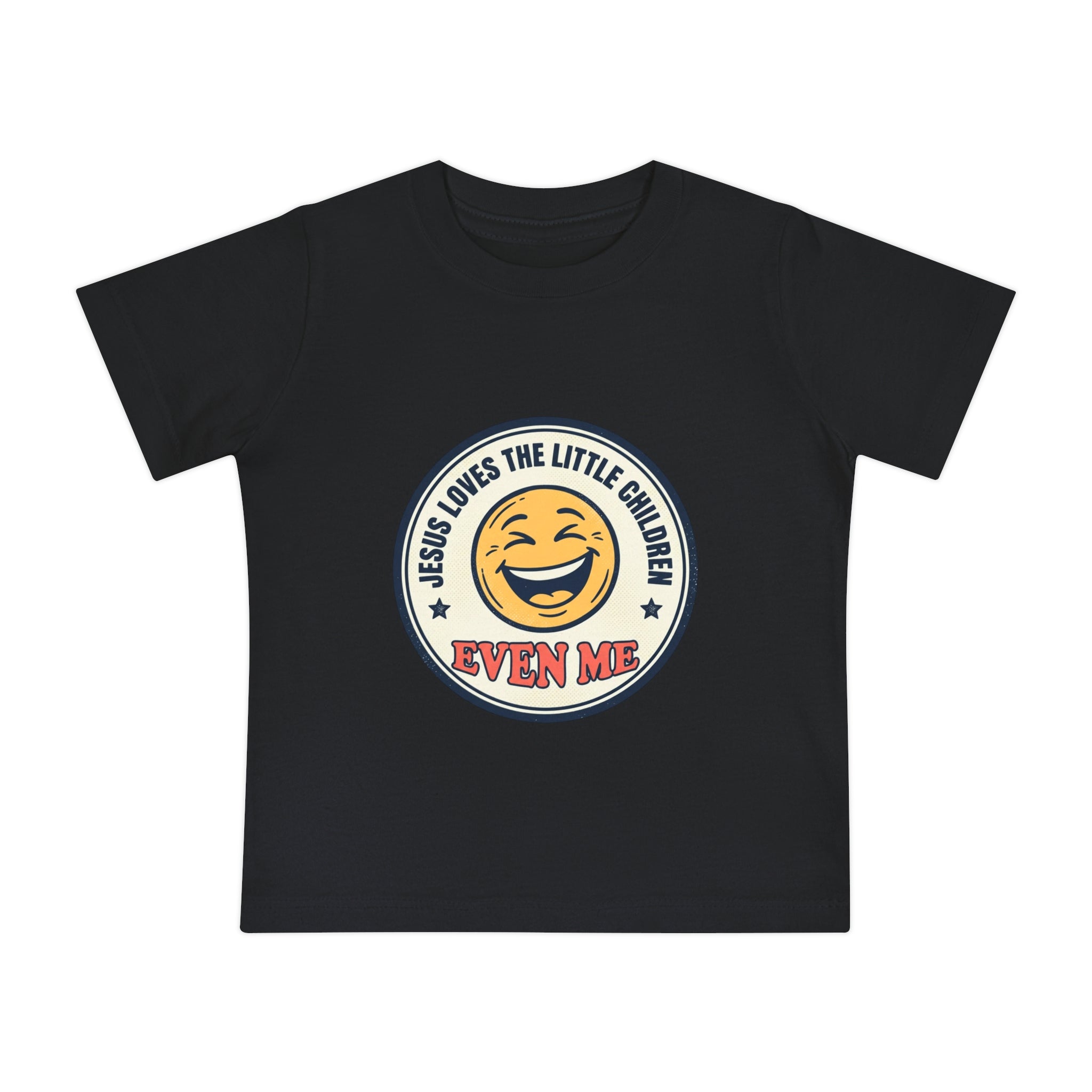 Baby T-Shirt - "Jesus Loves the Little Children Even Me" Smile Graphic