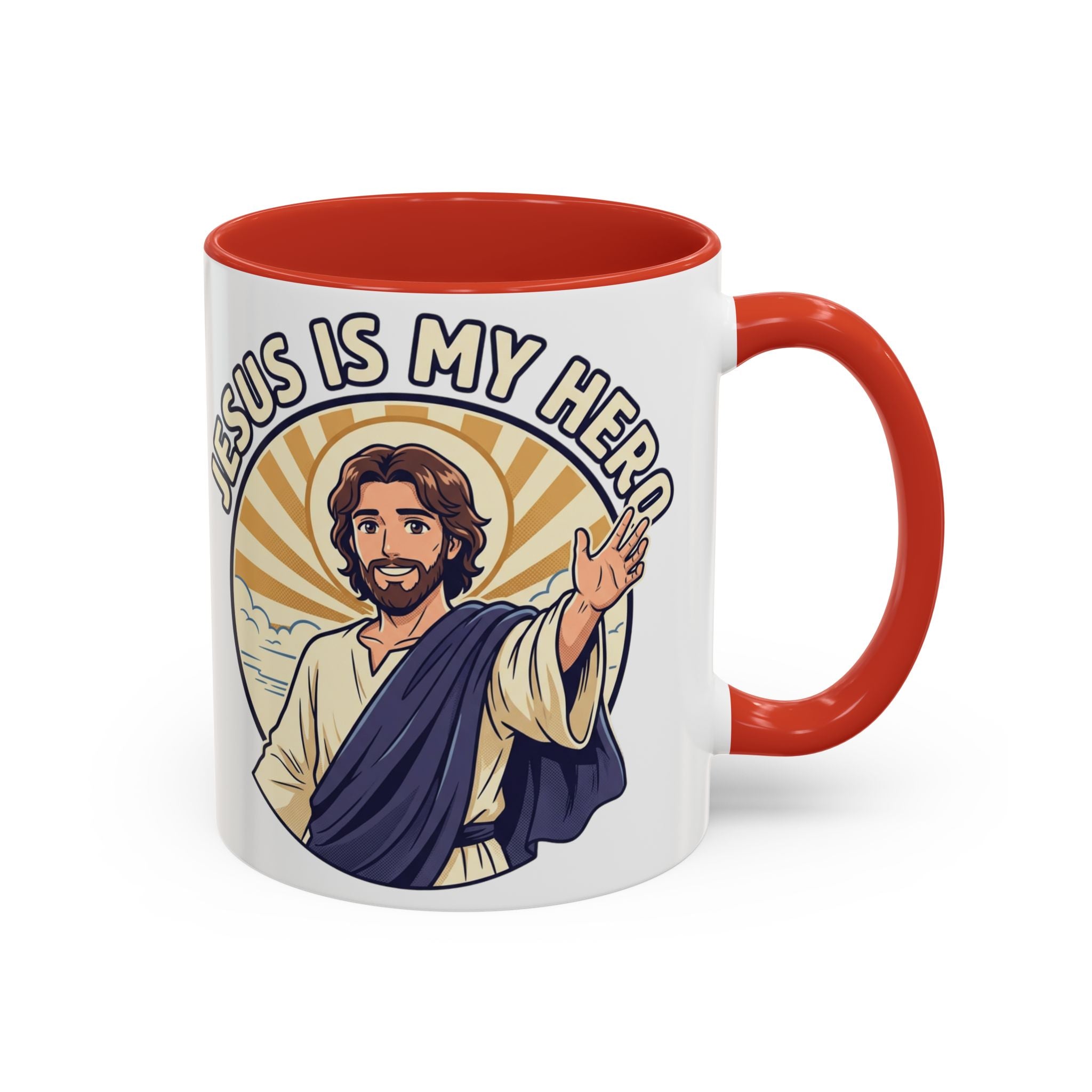 FTF - "Jesus Is My Hero" Sunburst - Mug