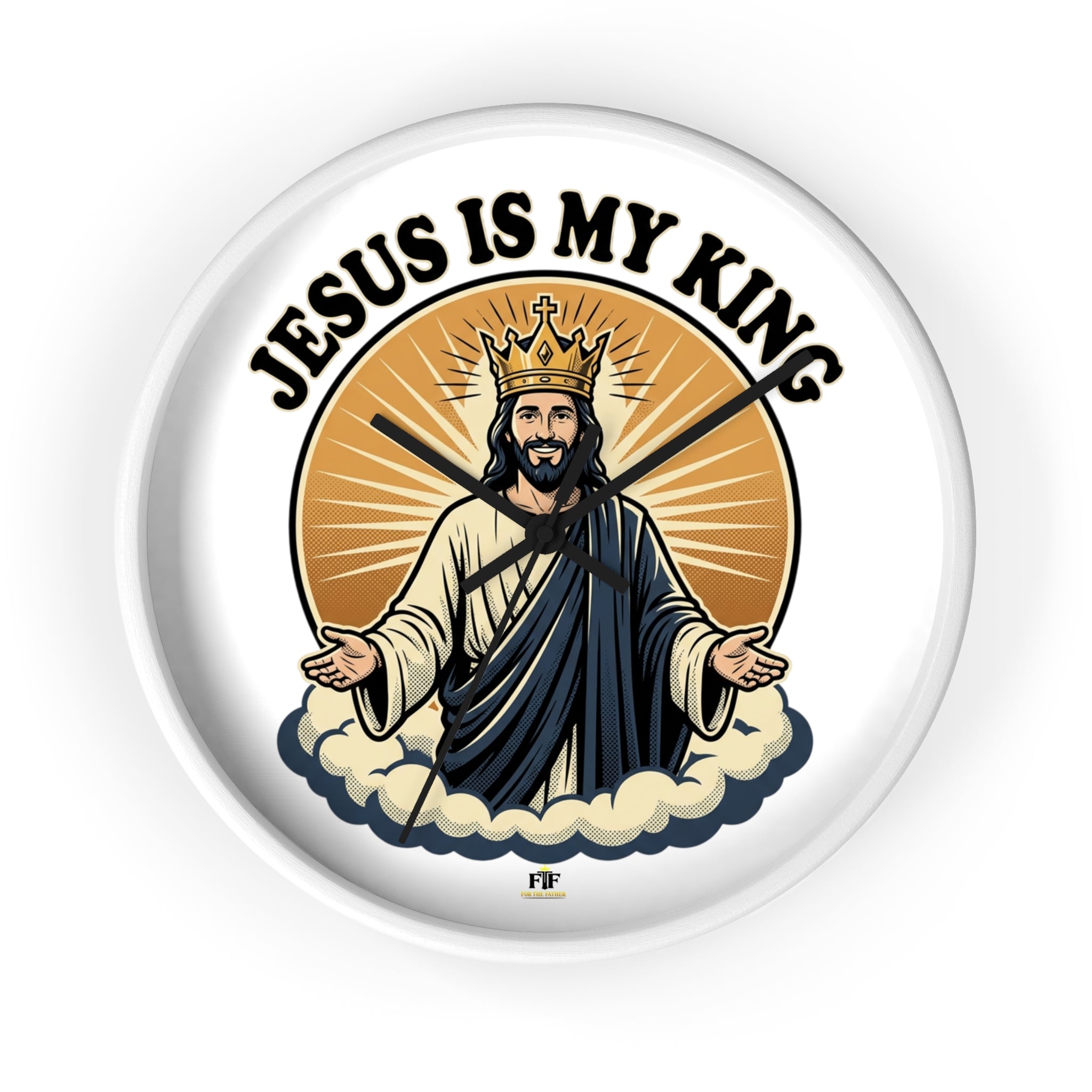 FTF - Jesus Is My King - Wall Clock