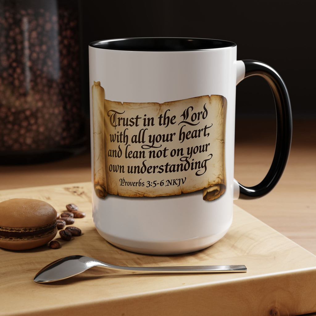 FTF - "Trust In The Lord" Proverbs 3:5 Scroll - Coffee Mug