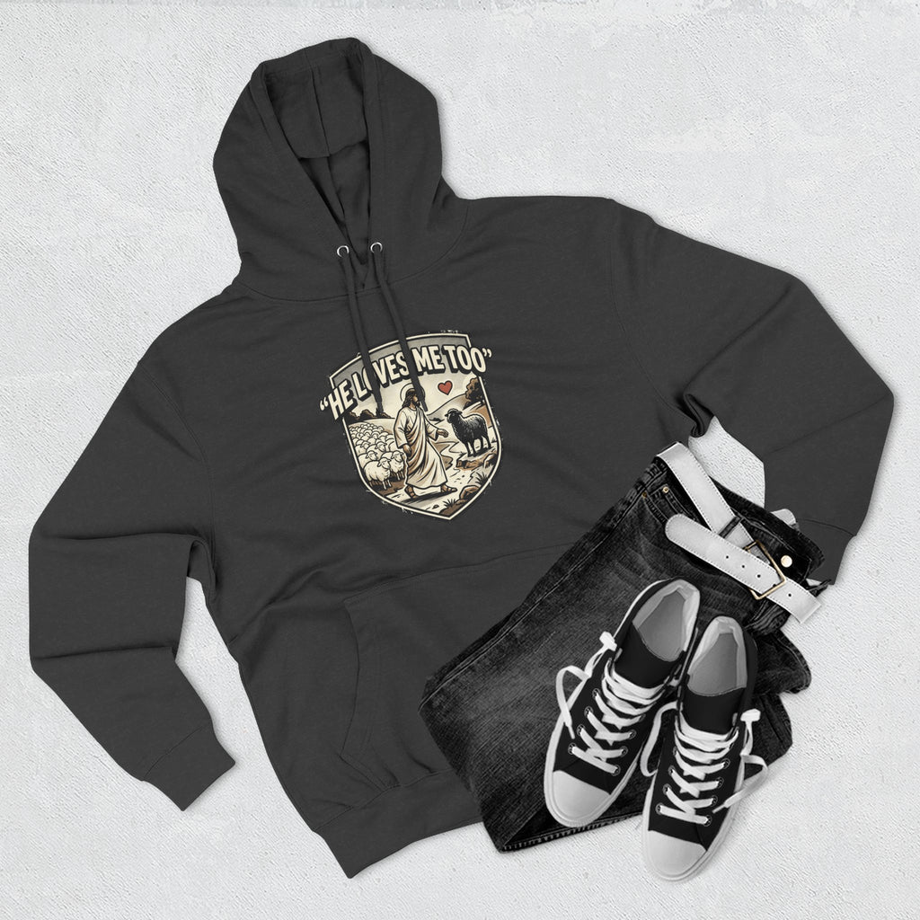 'He Loves Me Too' - Lonely Sheep Hoodie