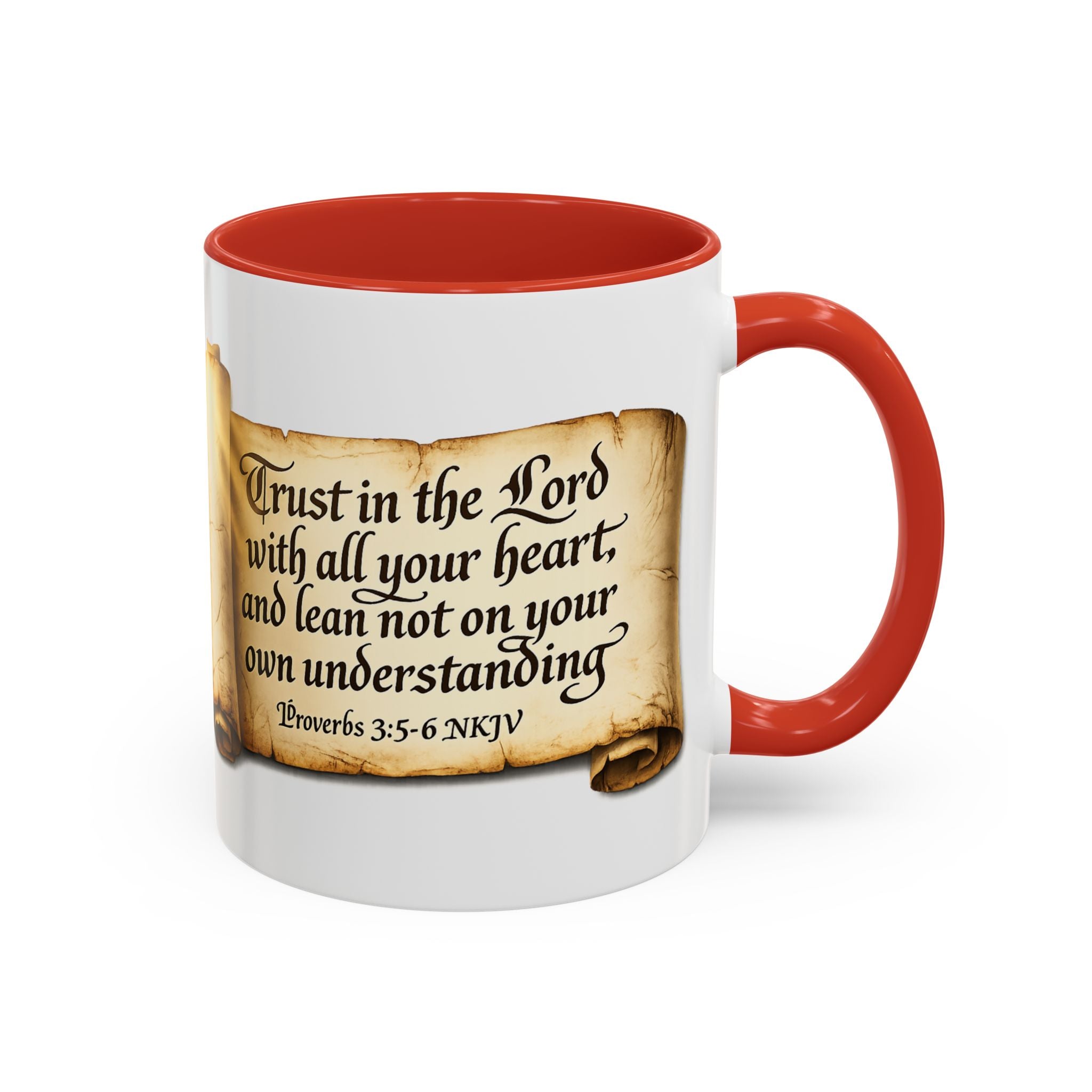 FTF - "Trust In The Lord" Proverbs 3:5 Scroll - Coffee Mug