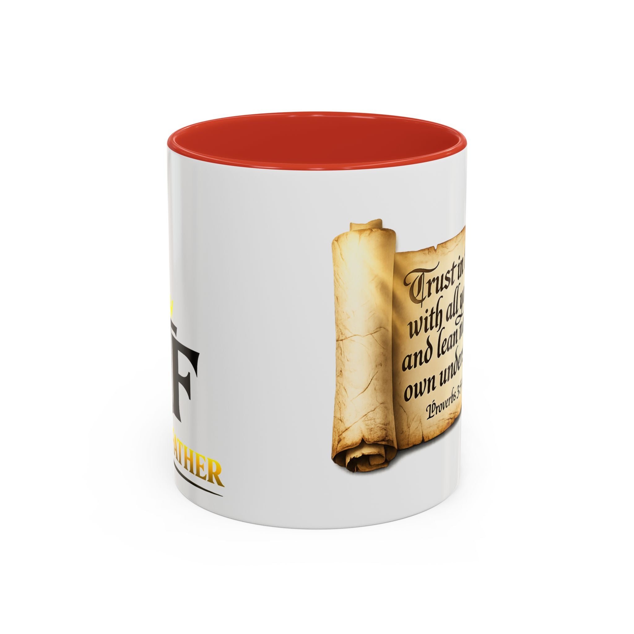 FTF - "Trust In The Lord" Proverbs 3:5 Scroll - Coffee Mug