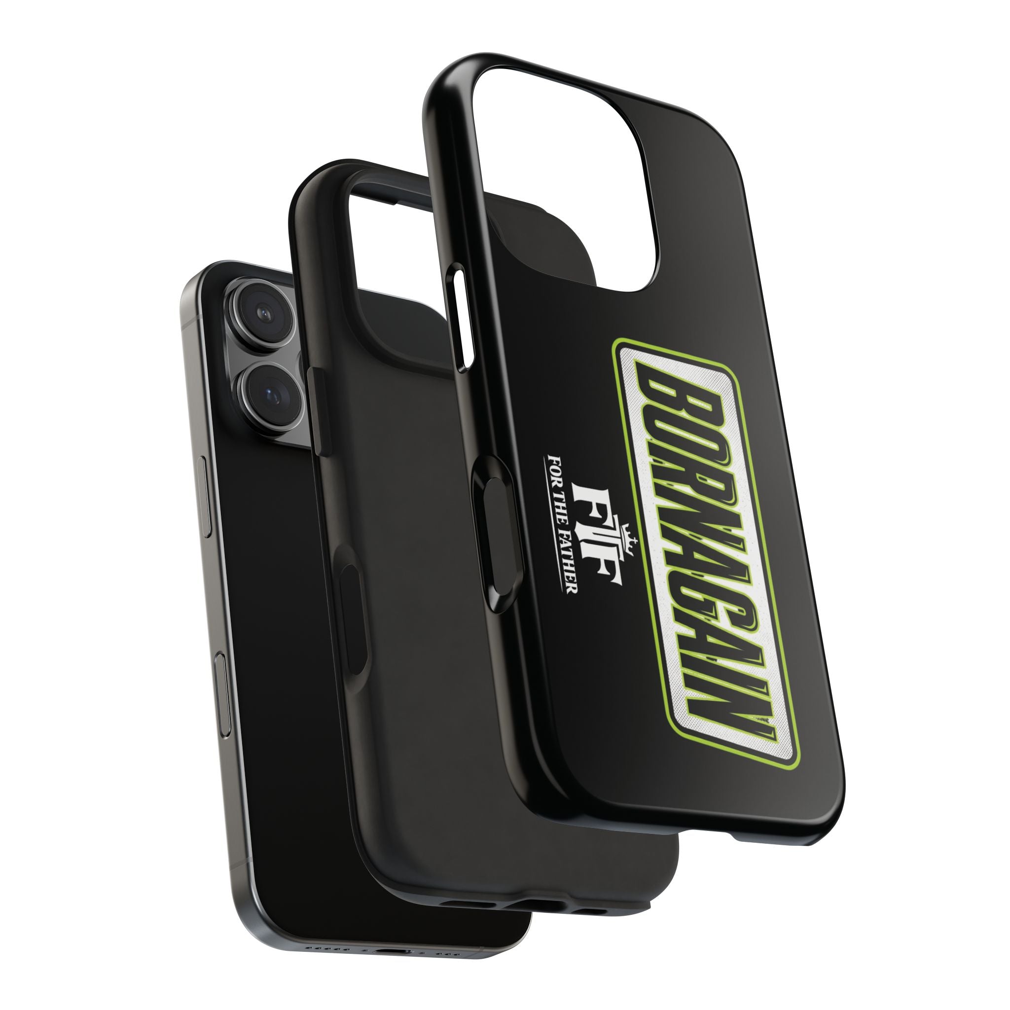 FTF - BORNAGAIN - Black Tough Phone Case