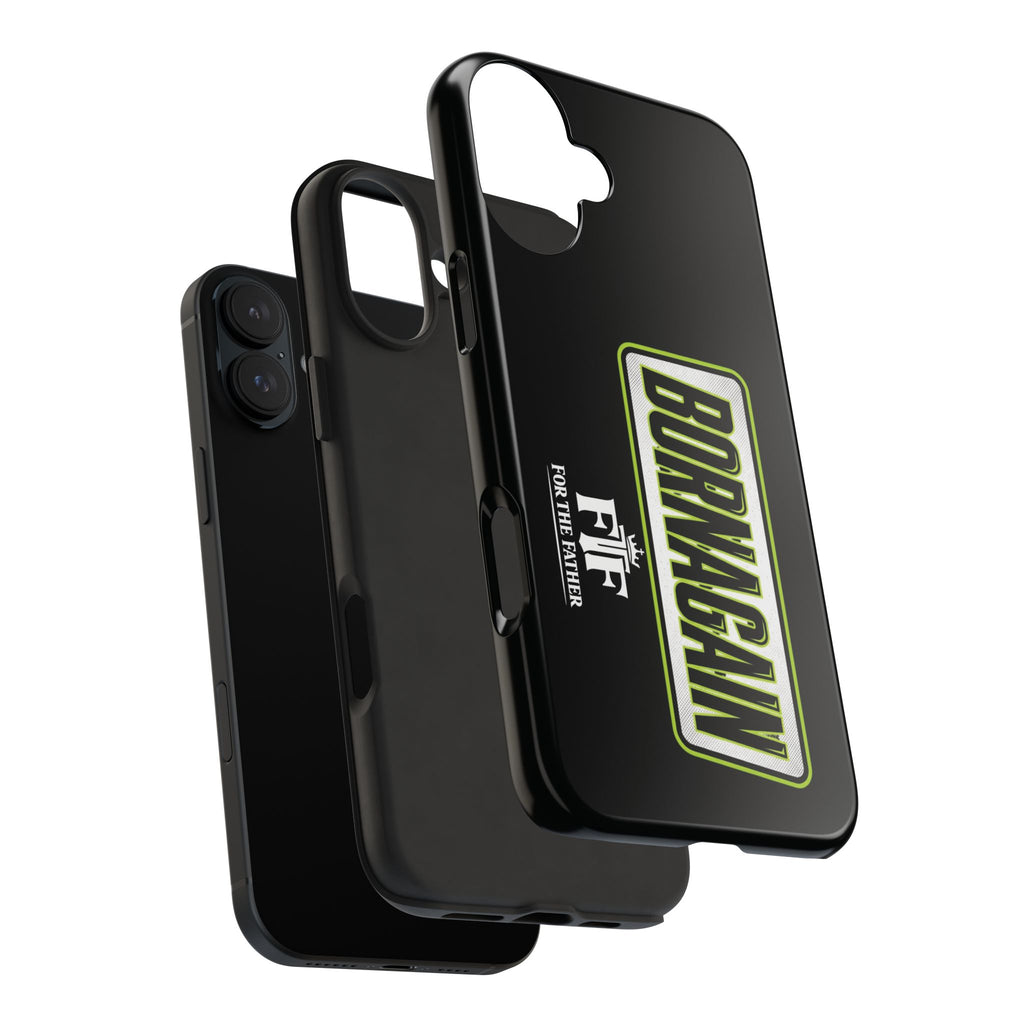 FTF - BORNAGAIN - Black Tough Phone Case