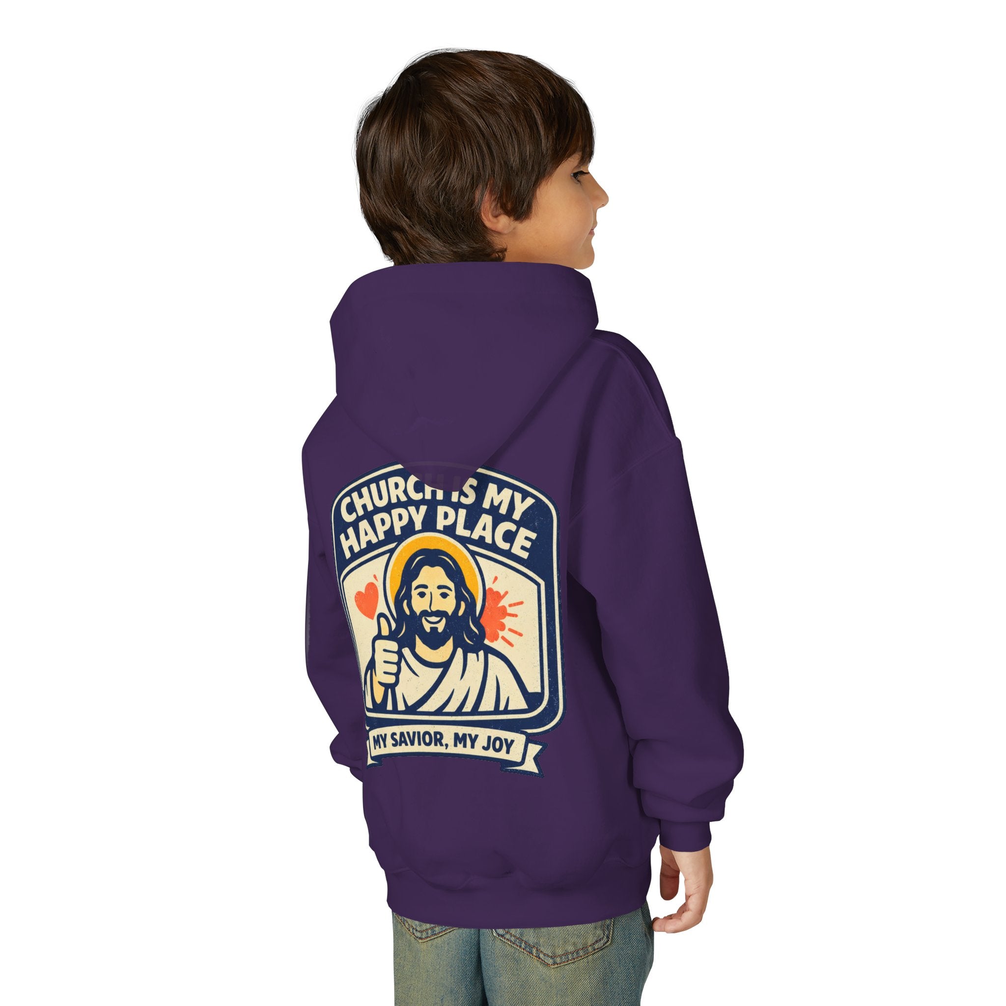 FTF - "Church Is My Happy Place" HTU - Youth Hoodie
