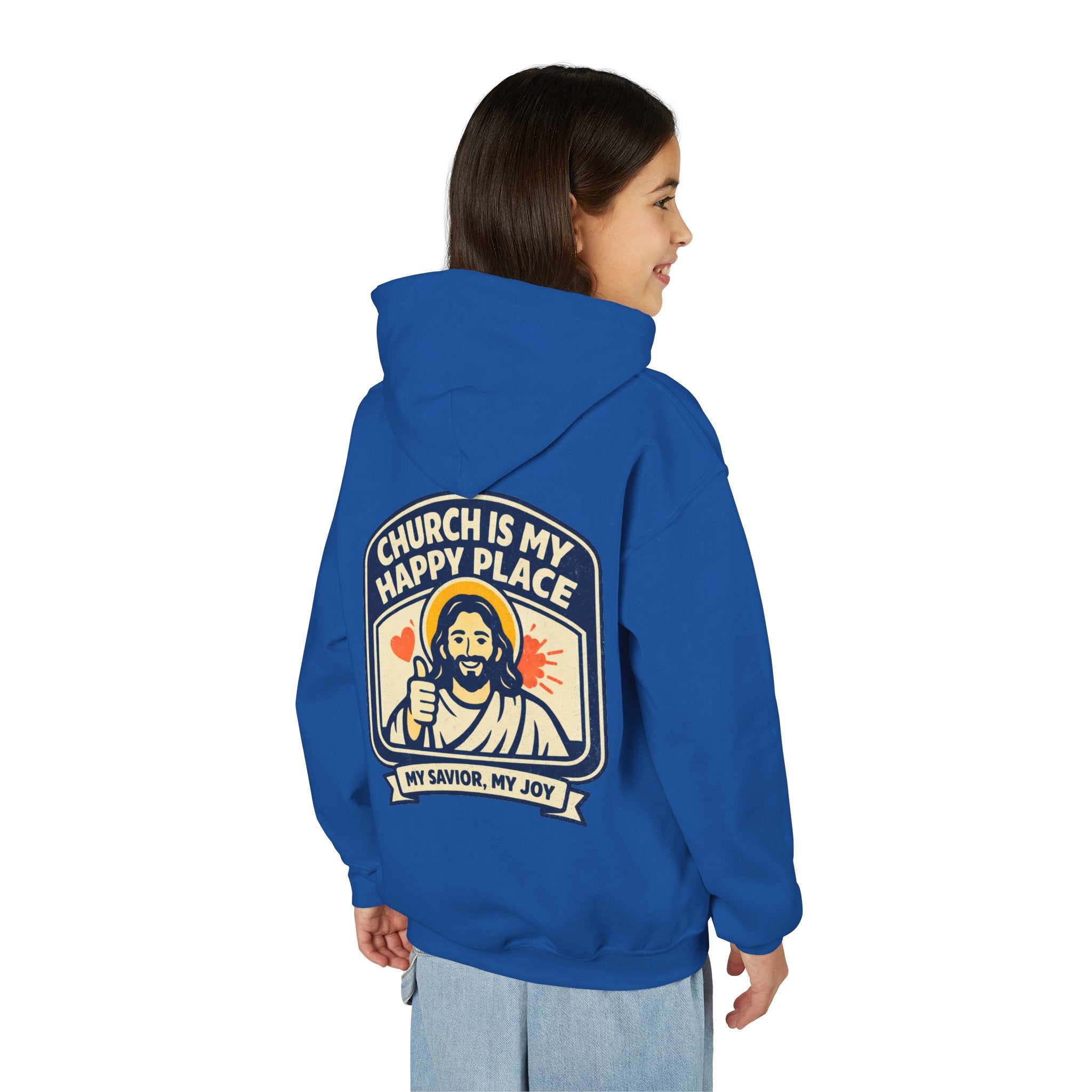 FTF - "Church Is My Happy Place" HTU - Youth Hoodie