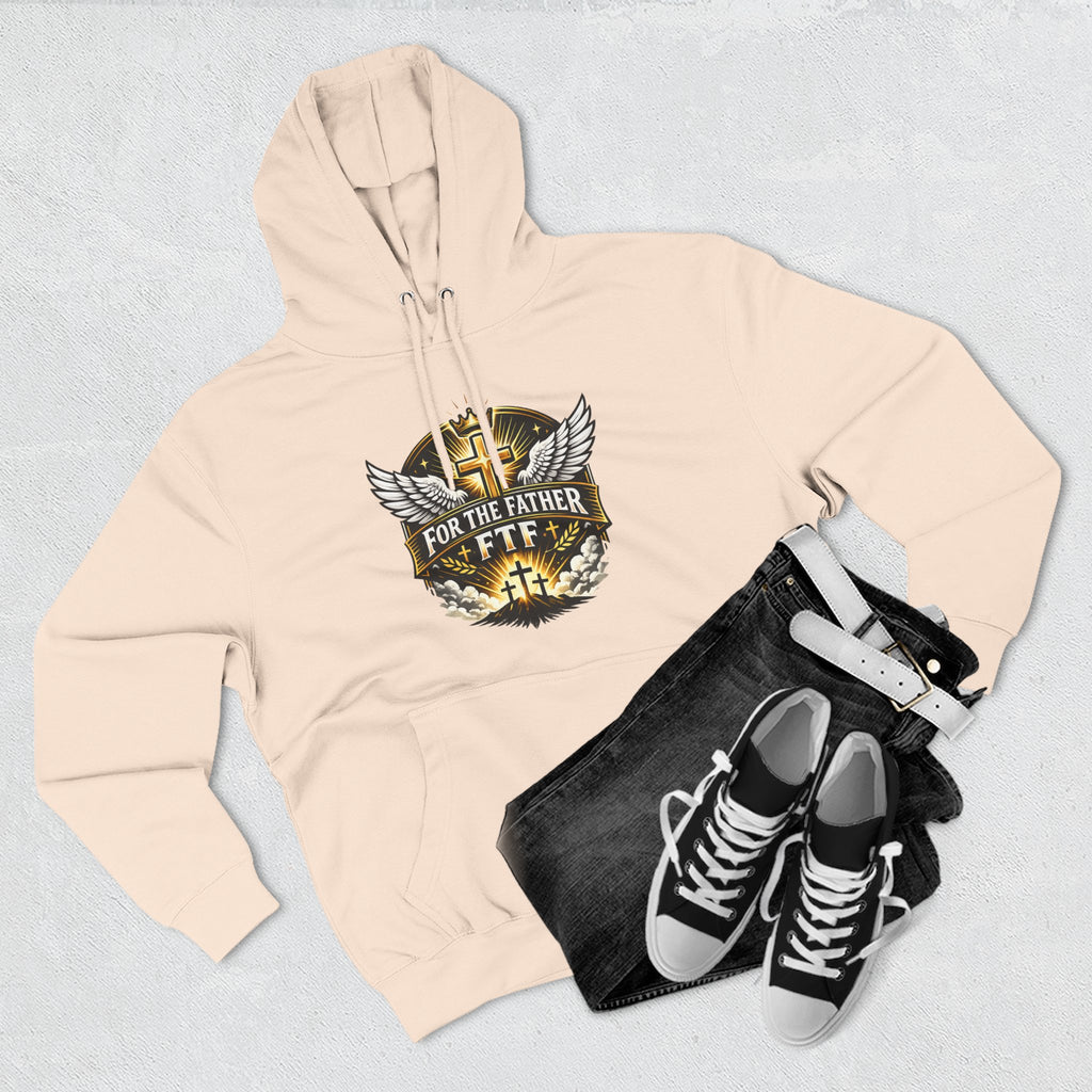 Faith Over Fear Hoodie — "For The Father" Christian Graphic Pullover