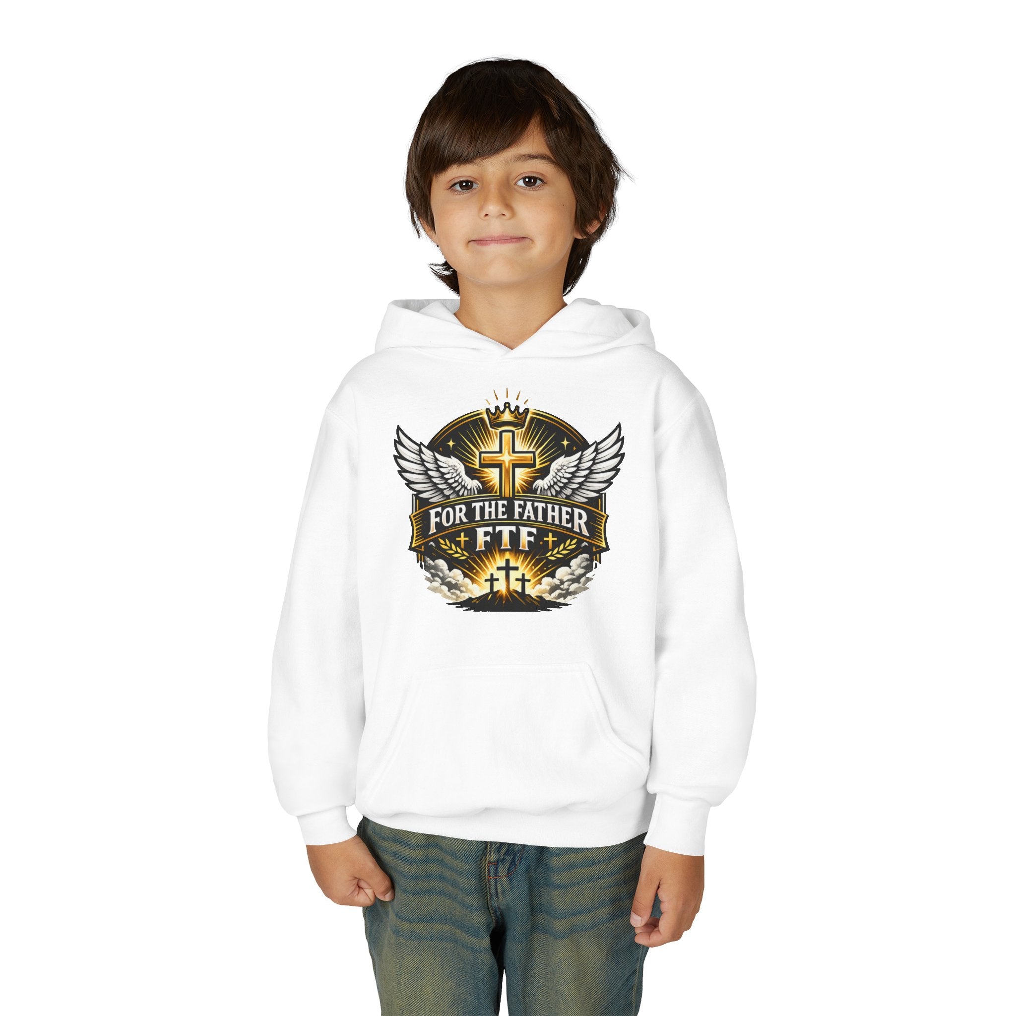 FTF - "Jesus Is My Hero" Sunburst - Youth Hoodie