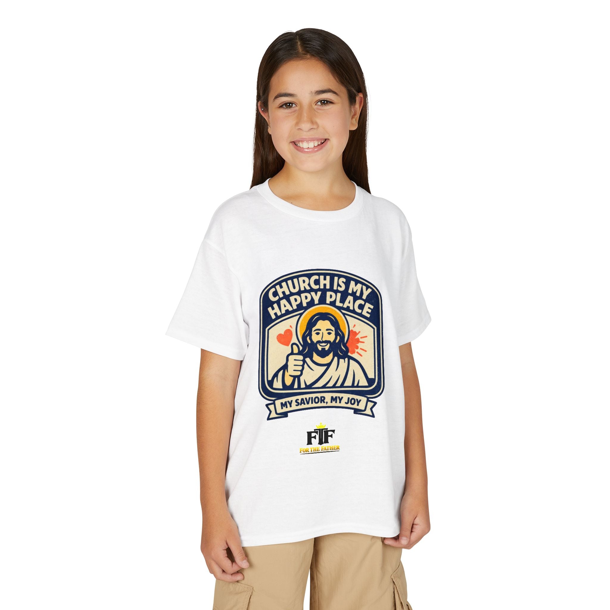 FTF - "Church Is My Happy Place" HTU - Youth T-Shirt
