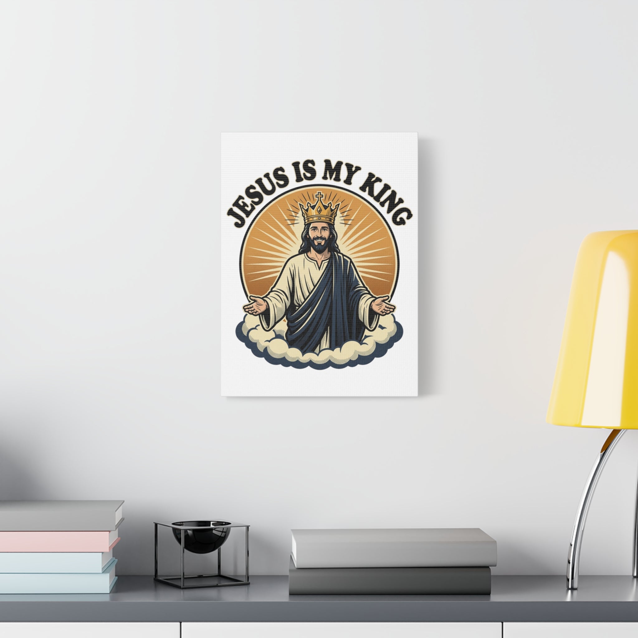Jesus Is My King Canvas (Multiple Sizing Options Available)