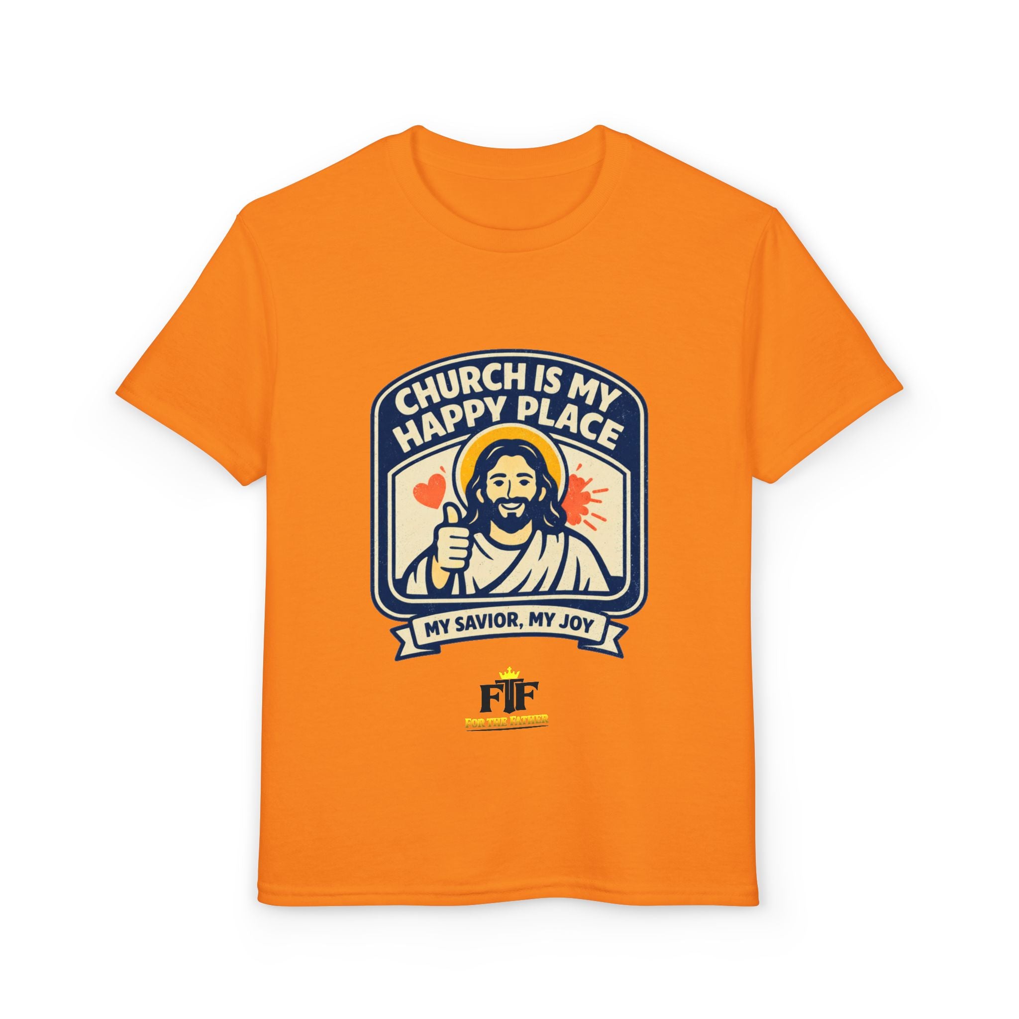 FTF - "Church Is My Happy Place" HTU - Youth T-Shirt
