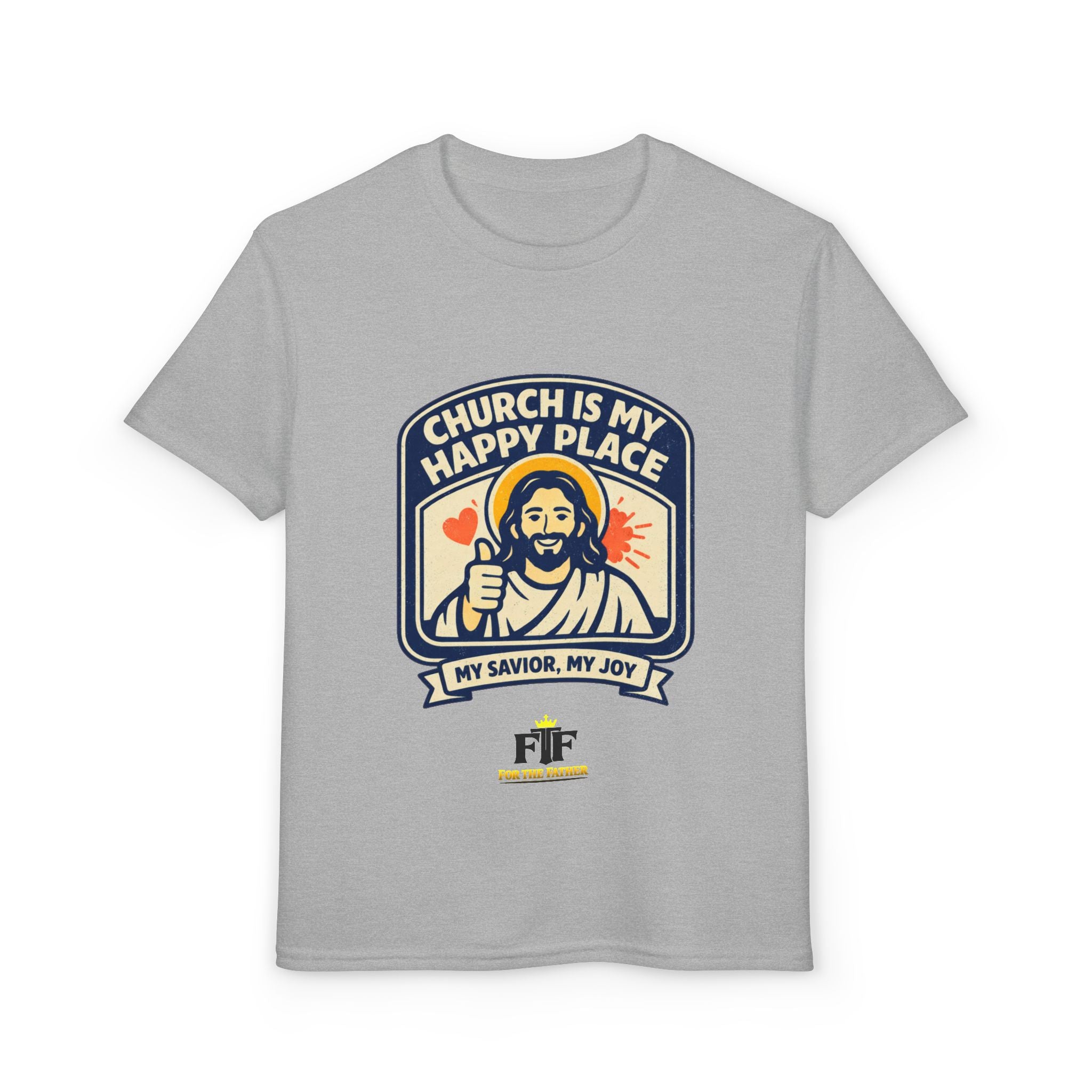 FTF - "Church Is My Happy Place" HTU - Youth T-Shirt